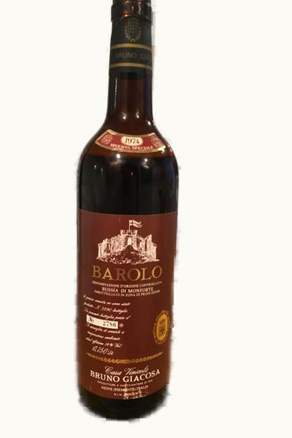 Bruno Giacosa Bussia di Monforte Riserva Speciale Barolo, 1974