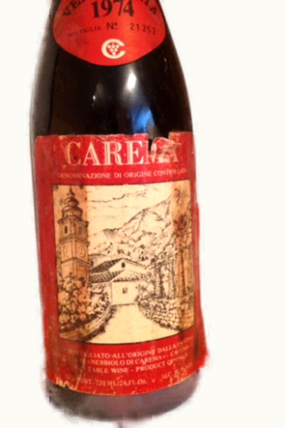 Cantina dei Produttori Nebbiolo di Etichetta Nera Classico di Carema Etichetta Nera 'Carema Classico', 1974