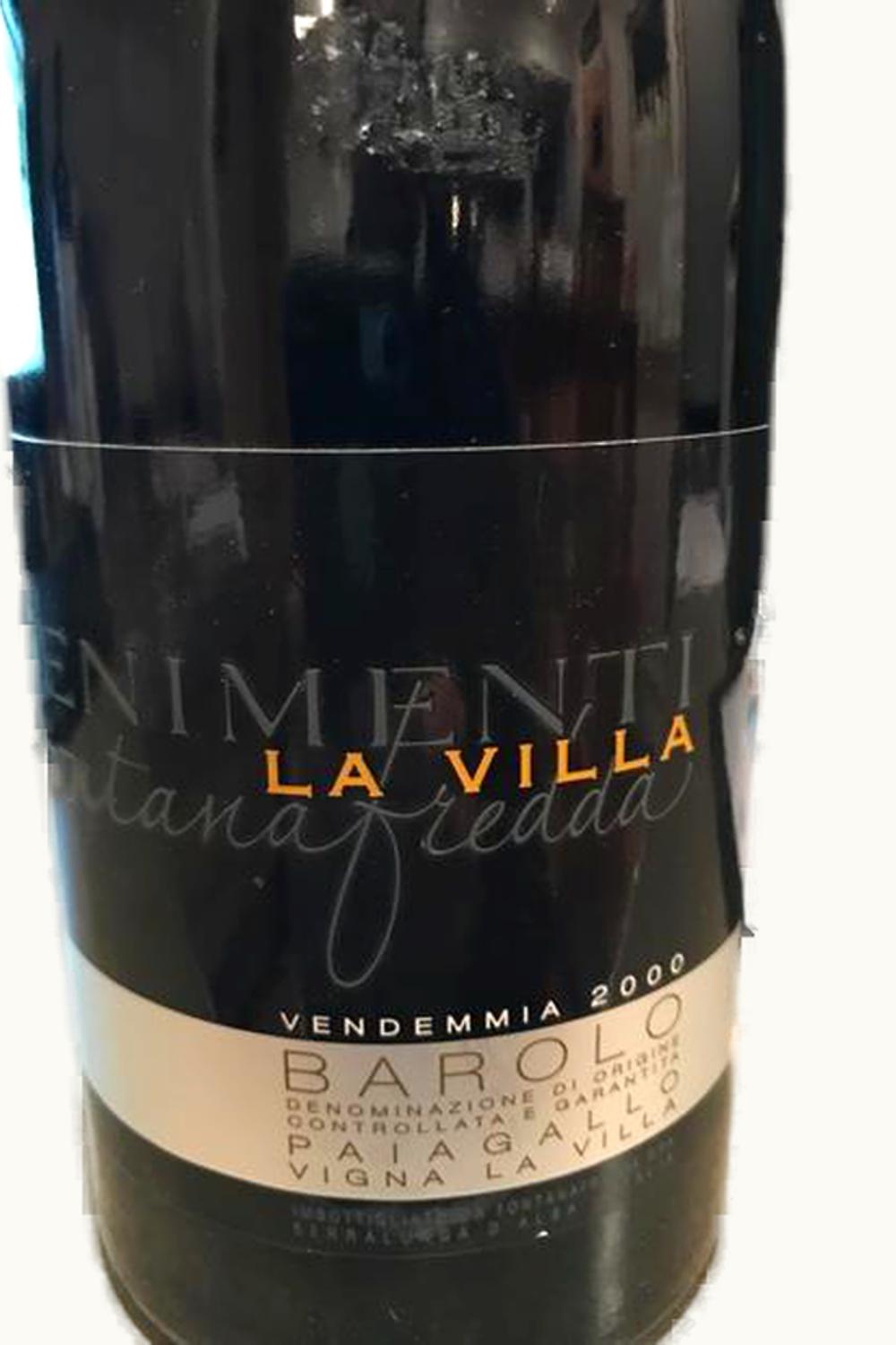 Fontanafredda Paiagallo VIgna La Villa Barolo, 1974