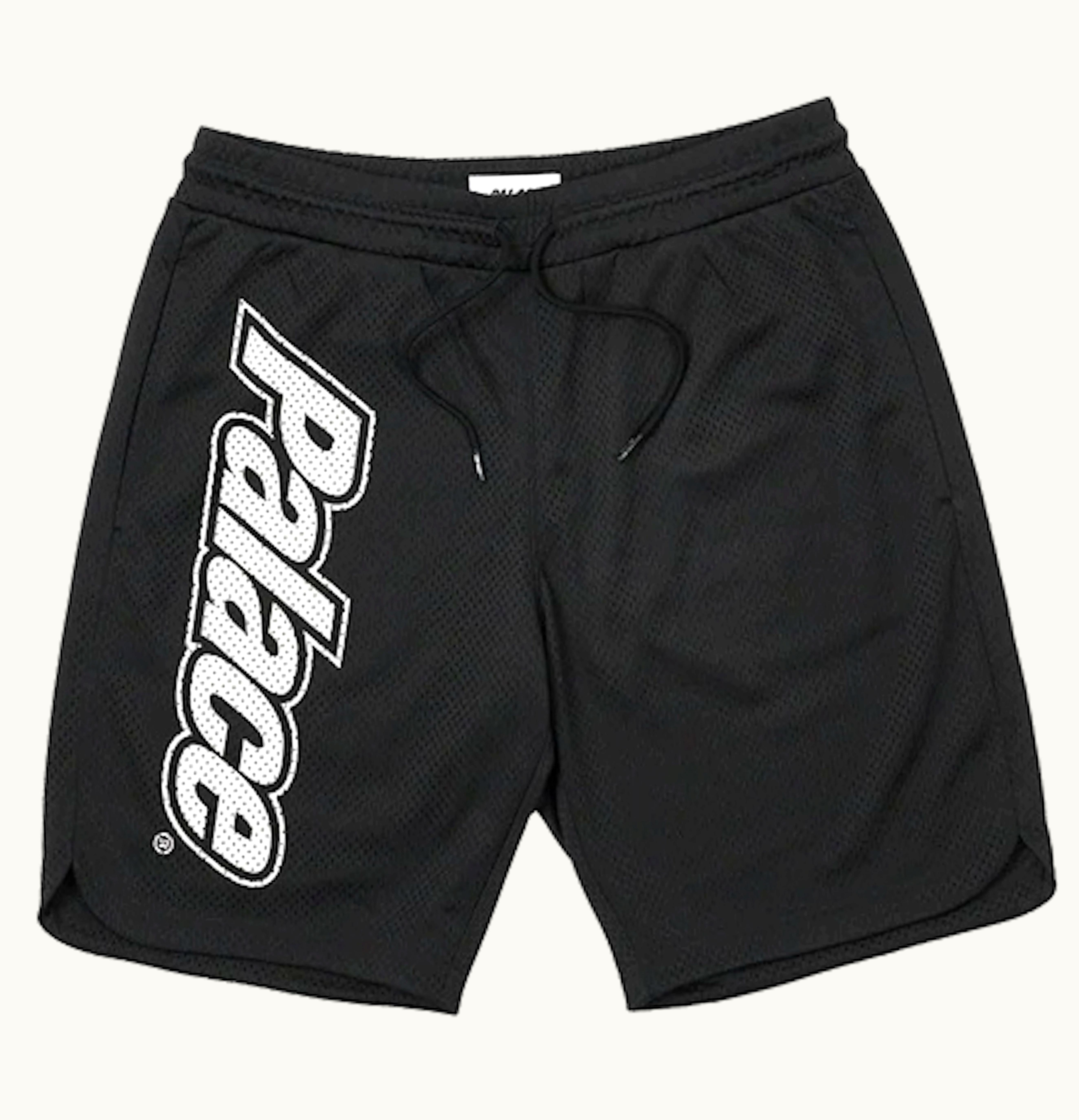 Palace Palace Lowercase Font Shorts Black