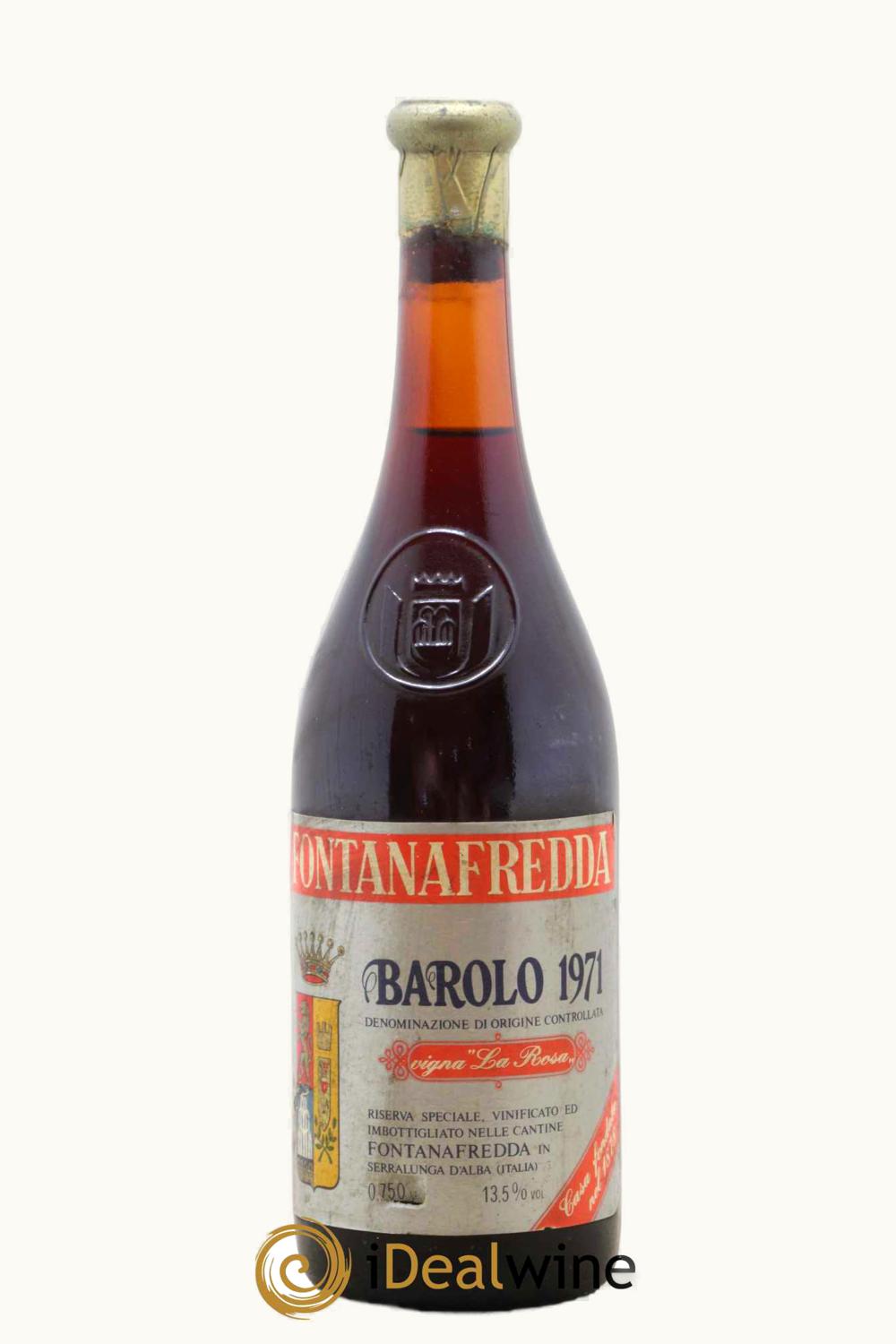 Fontanafredda VIgna La Rosa Barolo, 1971