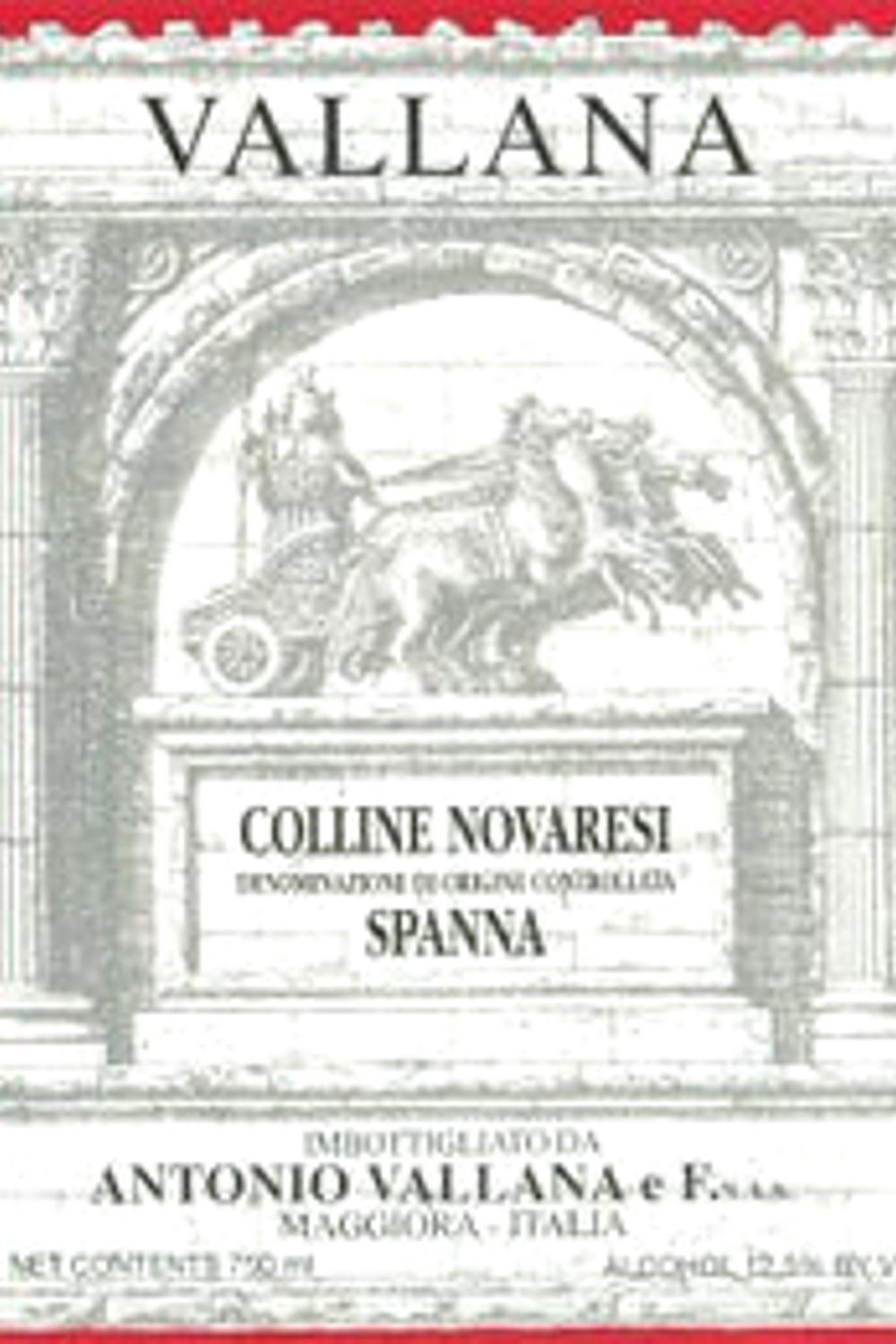 Antonio Vallana e Figlio Spanna Colline Novaresi, 1971
