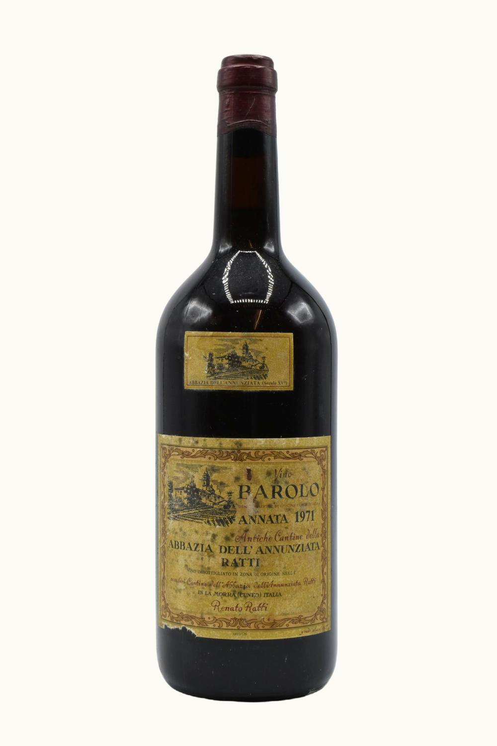 Renato Ratti Abbazia dell'Annunziata Barolo, 1971