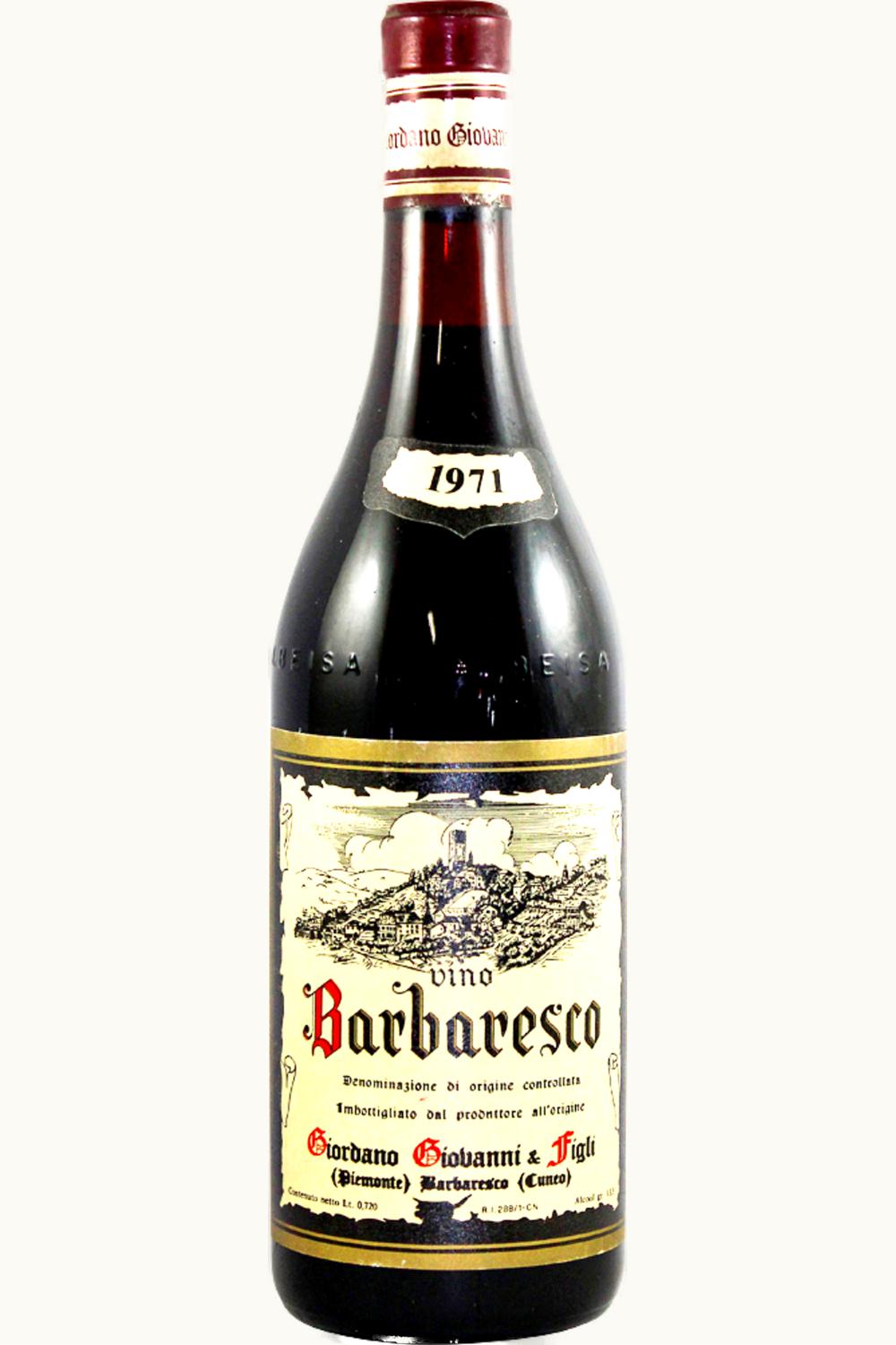 Giordano Giovanni e Figli Giordano Giovanni e Figli Barbaresco, 1971