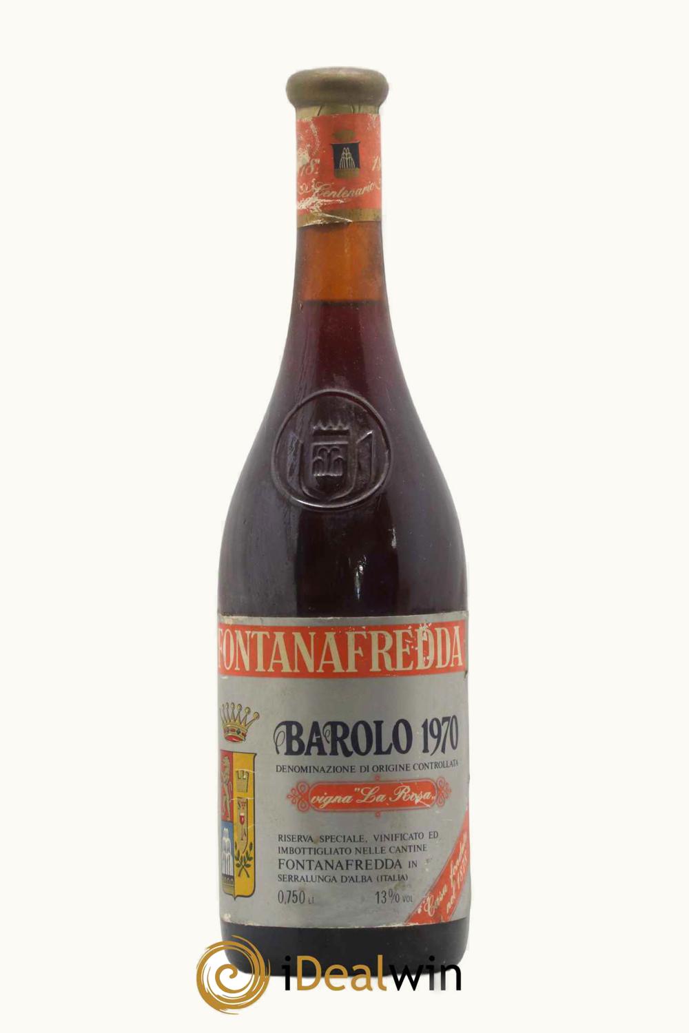 Fontanafredda VIgna La Rosa Barolo, 1970