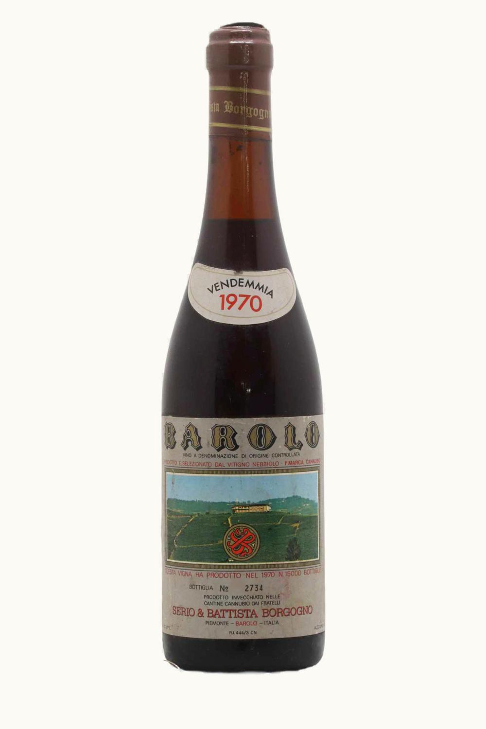 Fratelli Sergio Batista Borgogno Barolo, 1970
