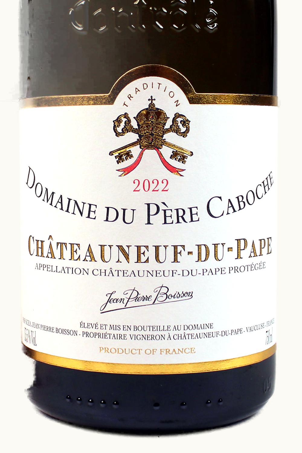 Boisson Domaine du Père Caboche Châteauneuf Pape Blanc, 2022