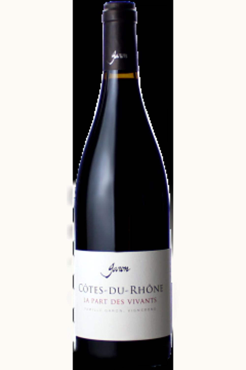 Domaine Garron Domaine Garron La Part de Vivant Côte du Rhône, 2022