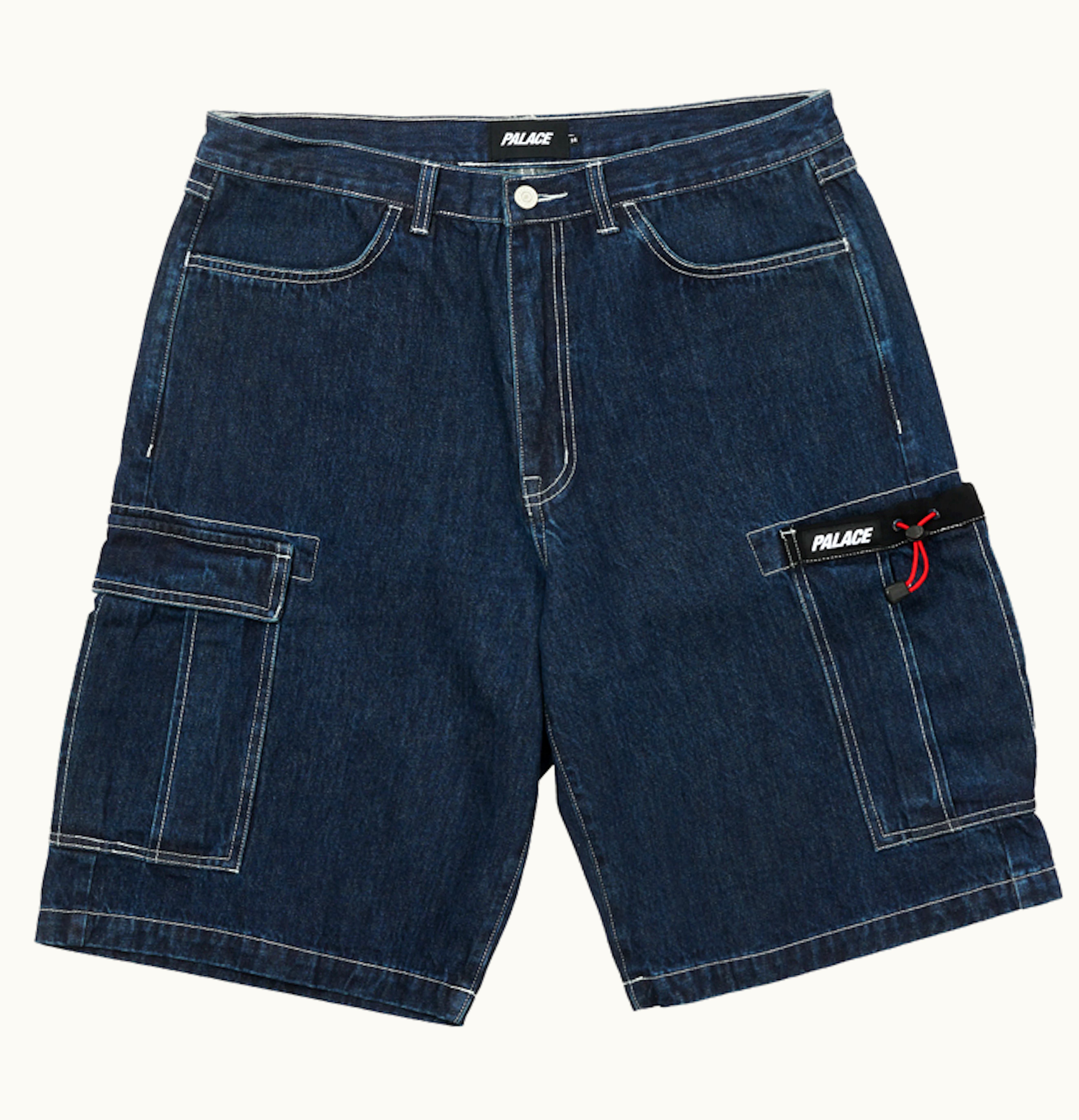 Palace Palace Drawcord Pocket Denim Shorts Indigo