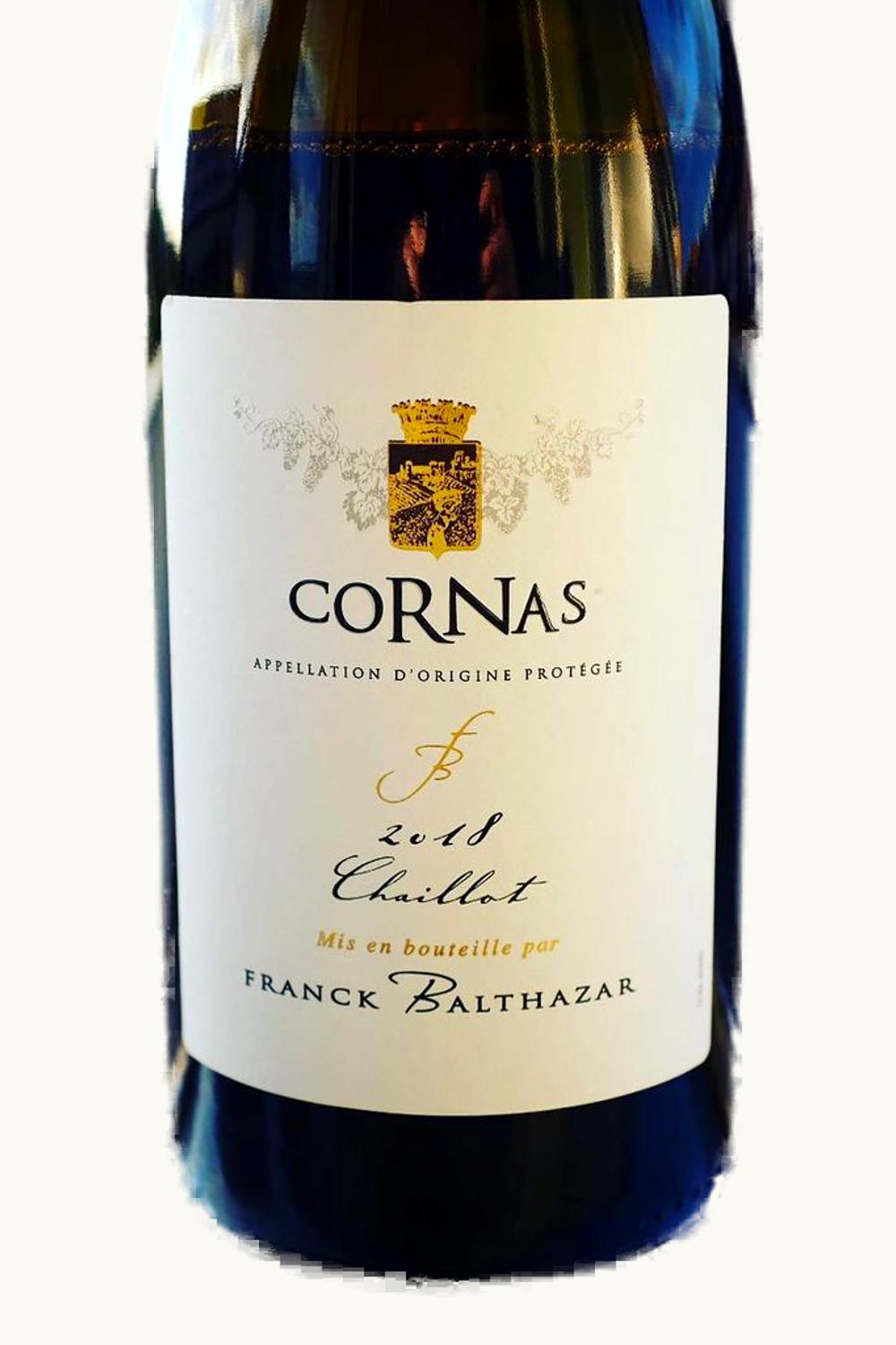 Frank Balthazar Chaillots Cornas Rhone France, 2018