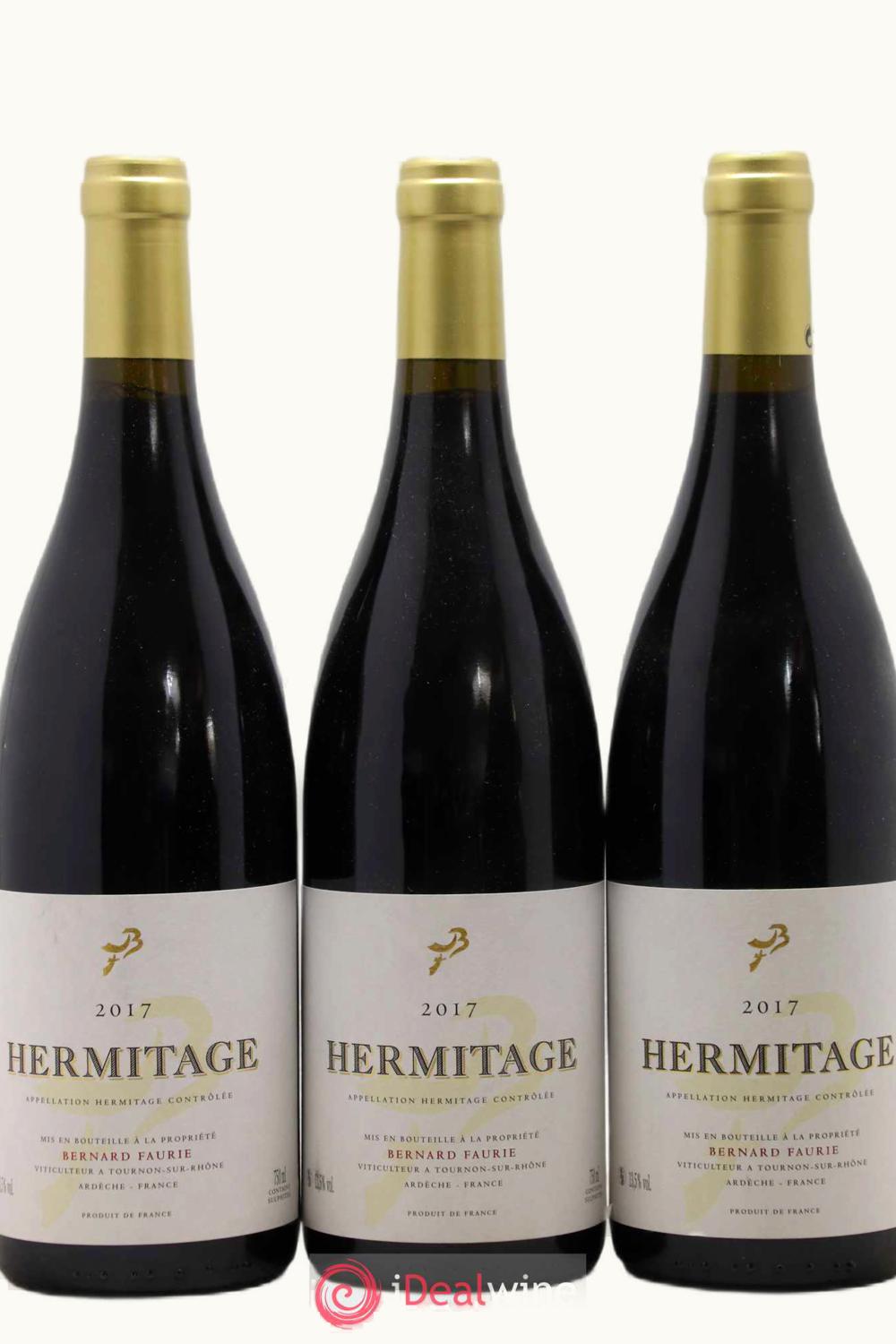 Bernard Faurie Rouge Hermitage Rhone France, 2017
