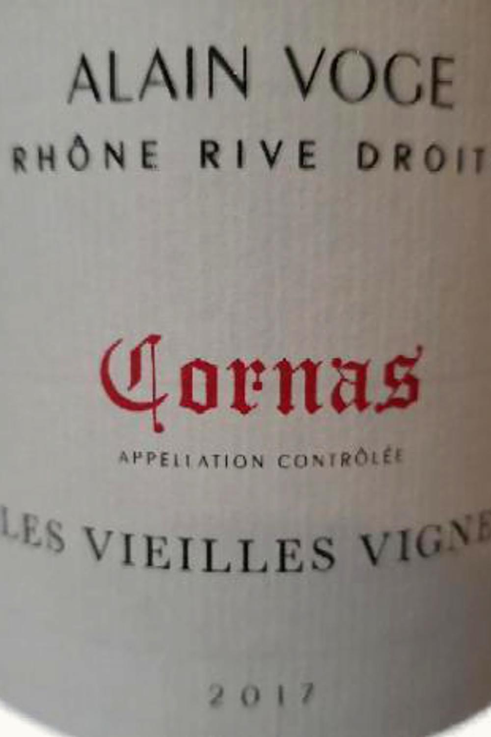Domaine Alain Voge Les Vieilles Vigne Cornas Rhone France, 2017