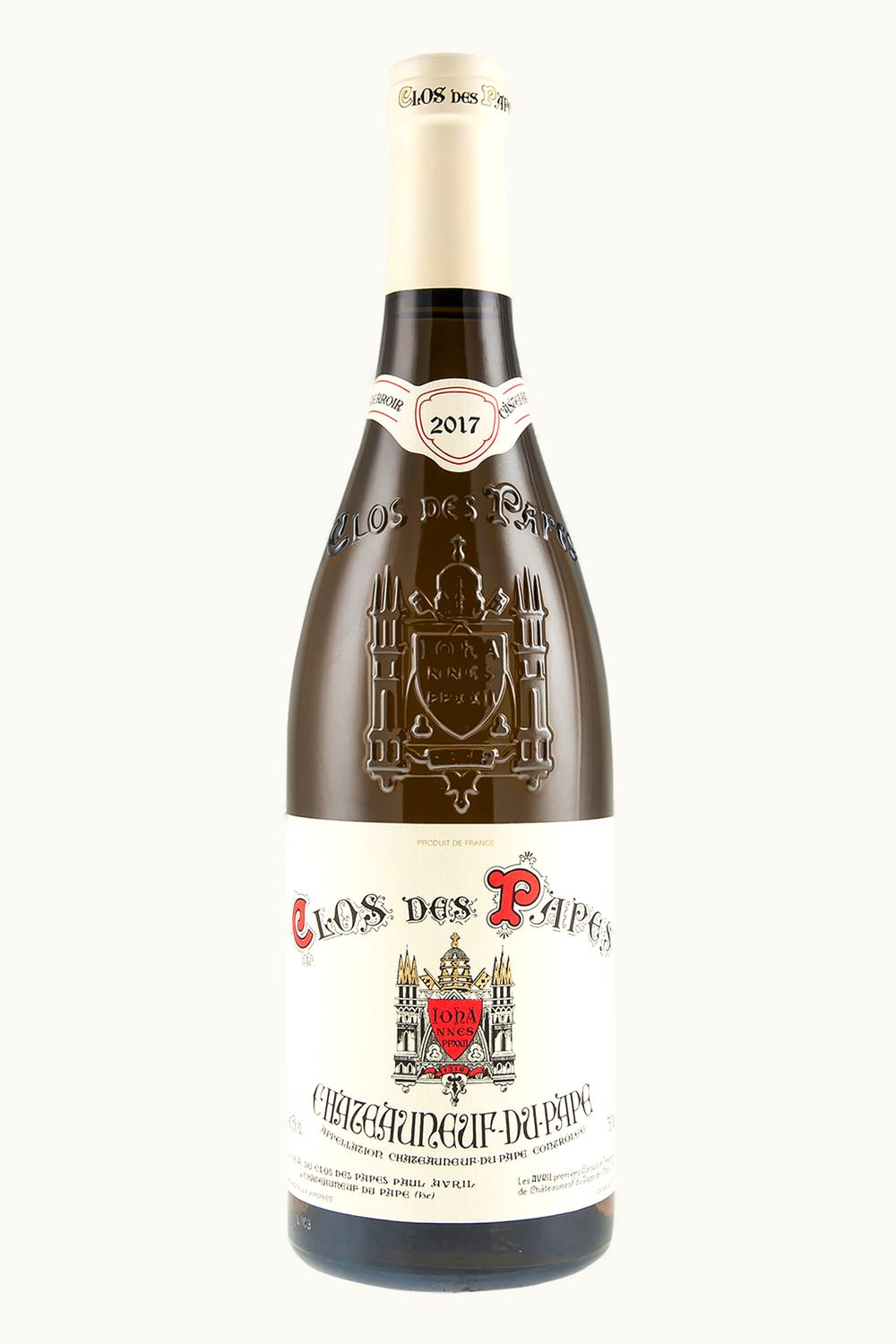 Paul Avril Clos de Pape Chateauneuf du Blanc Rhone France, 2017