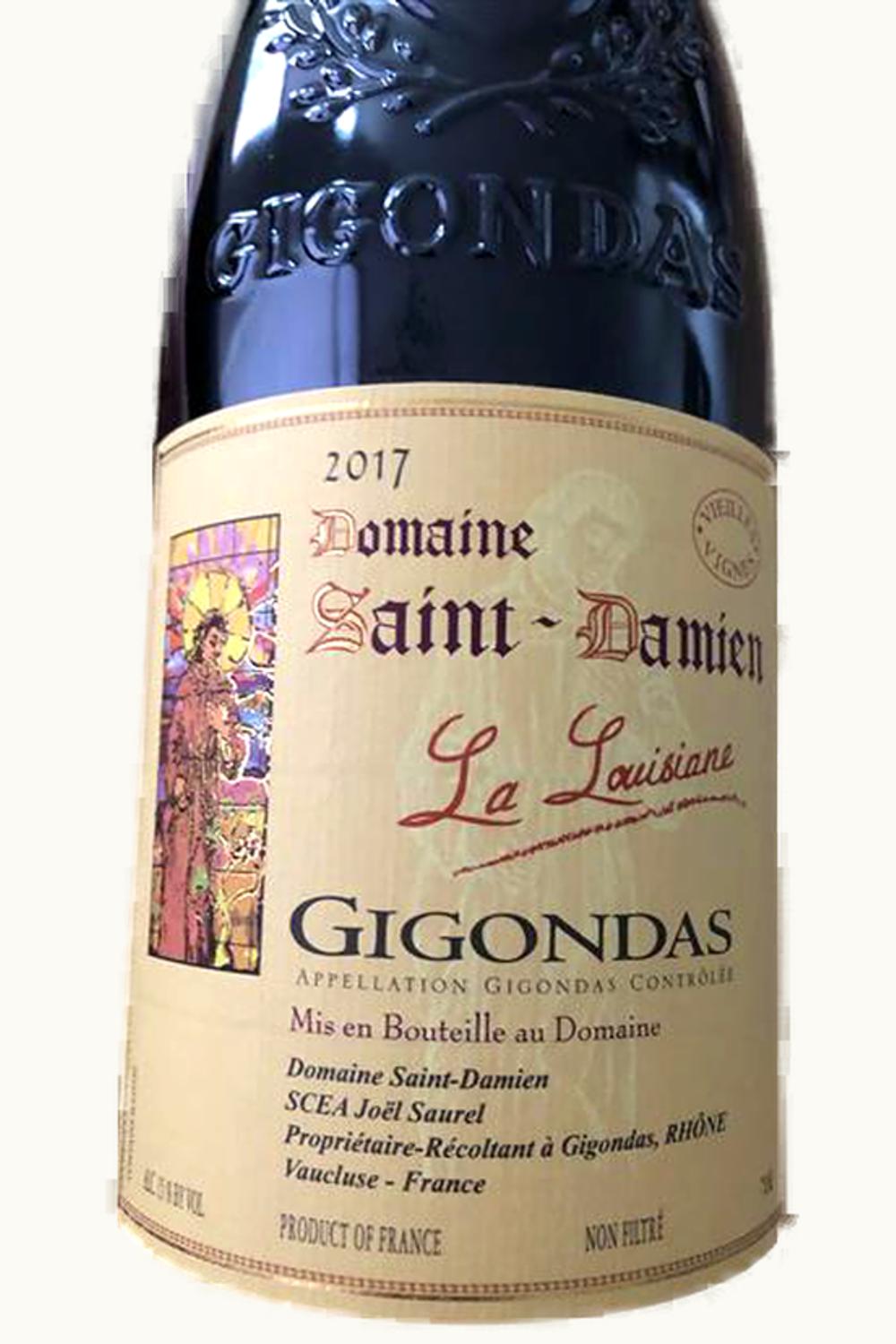 Domaine St Damiens La Lousiane Vieilles Vigne Gigonda Rhone France, 2017