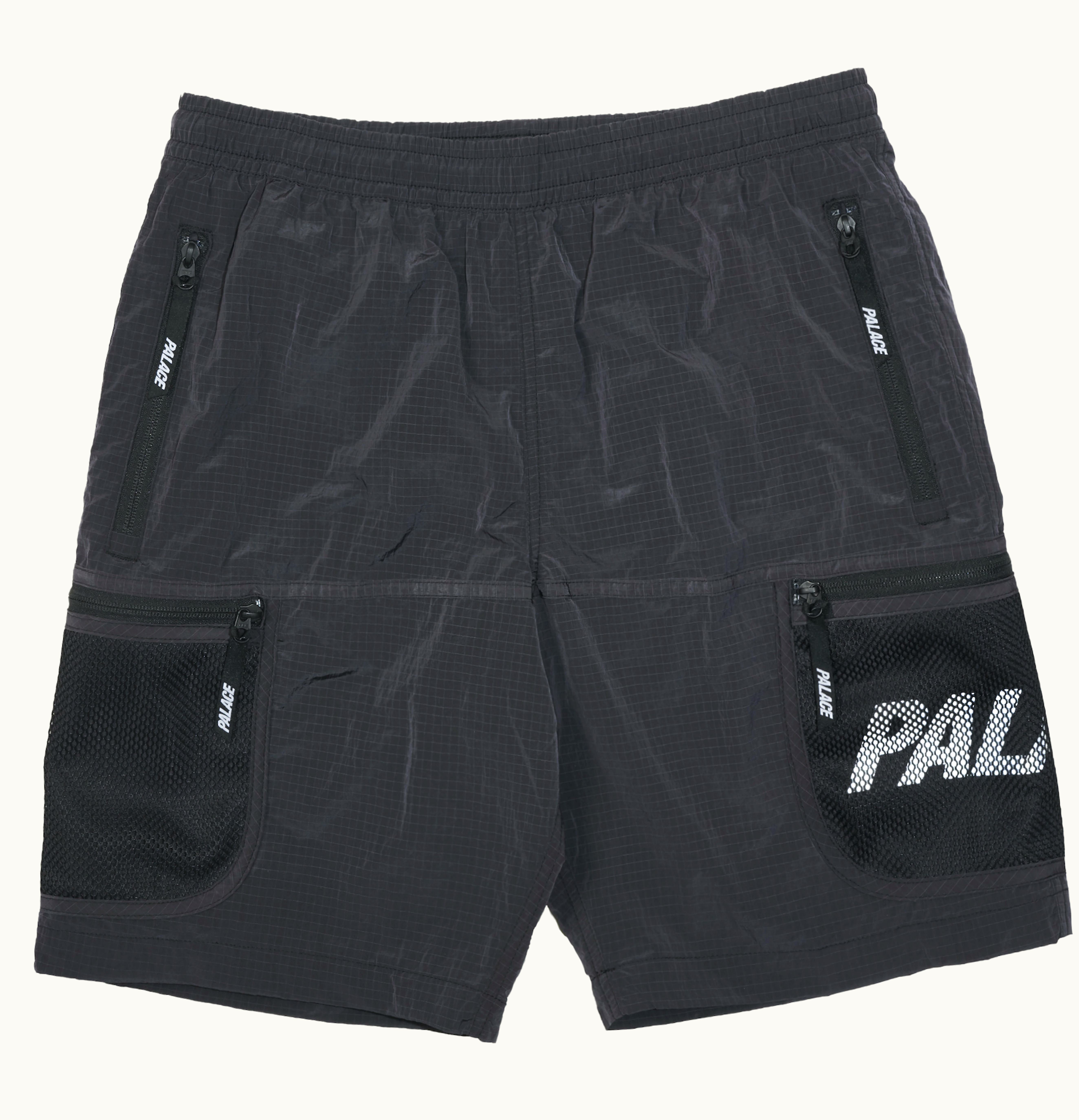 Palace Palace Mesh Pocket Shell Shorts Black