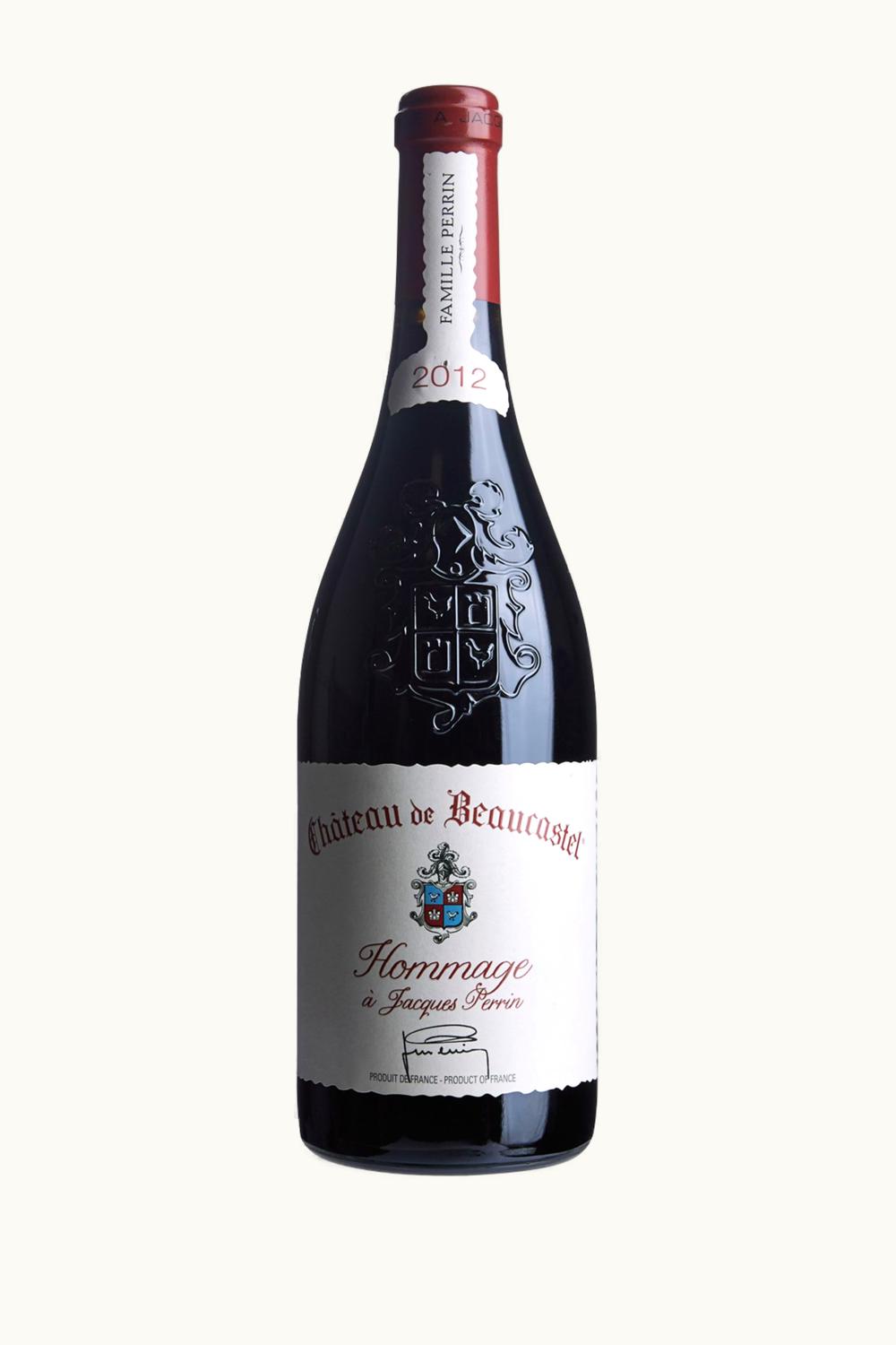 Château de Beaucastel Grand Cuvee Hommage a Jacques Perrin Chateauneuf du Pape Rhone France, 2016
