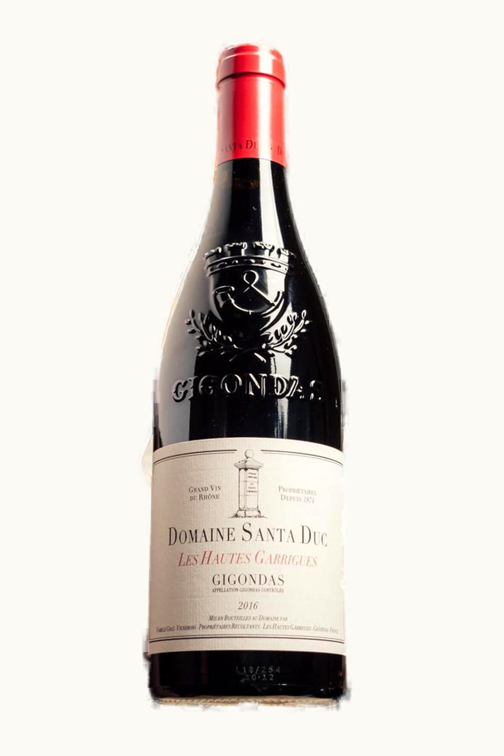 Domaine Santa Duc Les Hauts Garrigues Gigondas Rhone France, 2016