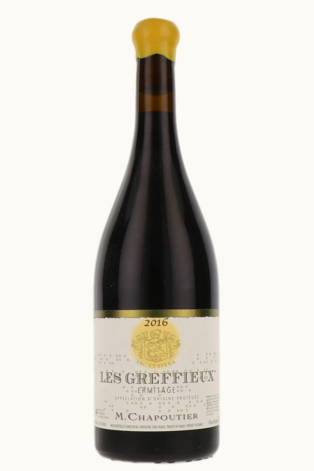 M. Chapoutier Ermitage Les Greffieux Rouge Hermitage Rhone France, 2016