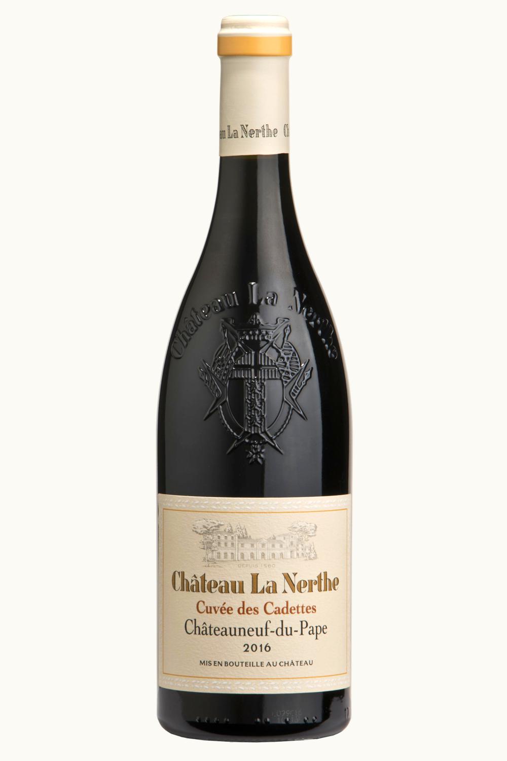 Château La Nerthe La Nerthe Cuvee de Cadet Chateauneuf du Pape Rhone France, 2016