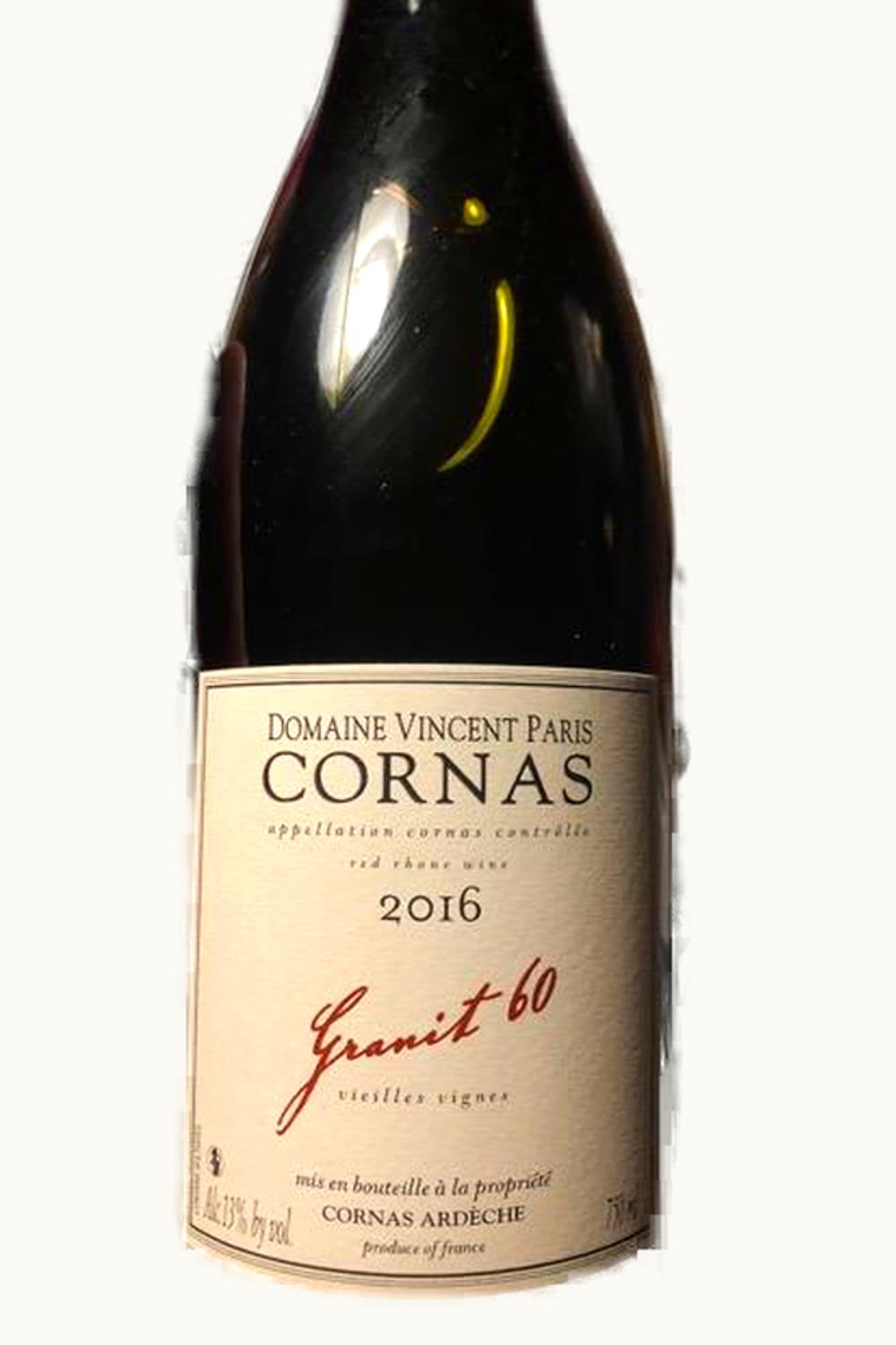 Domaine VIncent Paris Granit 60 Cornas Rhone France, 2016