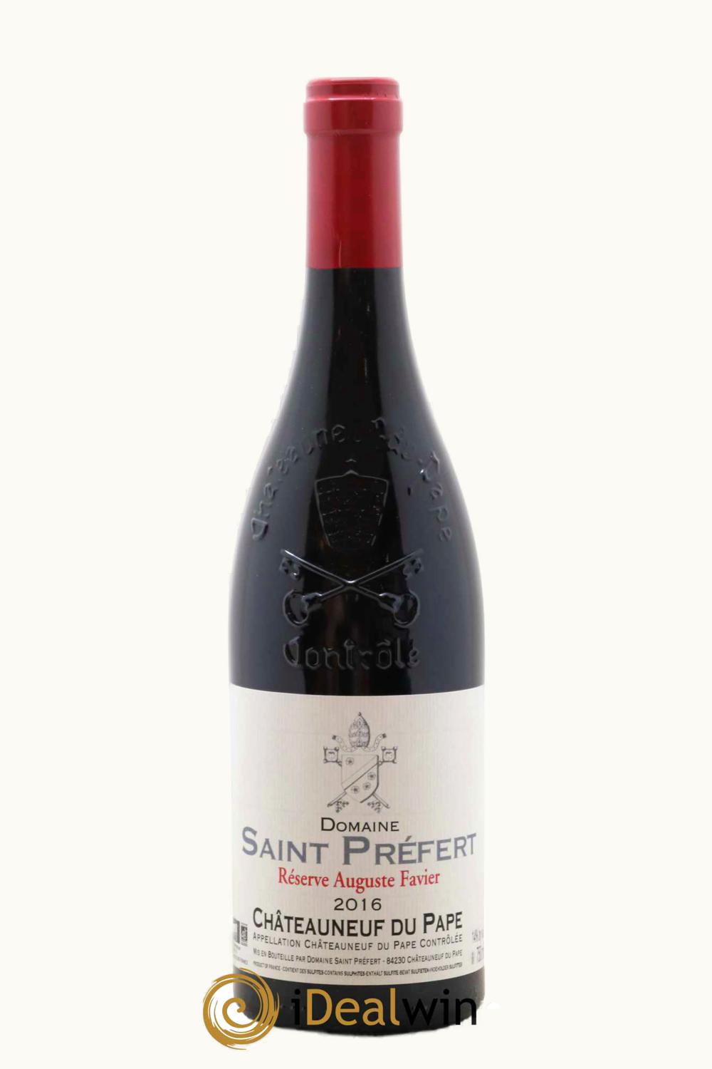 Domaine Saint Préfert Reserve Auguste Favier Chateauneuf du Pape Rhone France, 2016