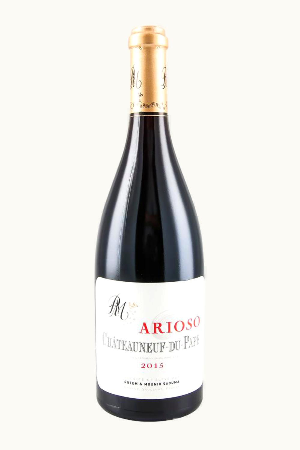 Rotem & Mounir Saouma Arioso Chateauneuf du Pape Rhone France, 2015