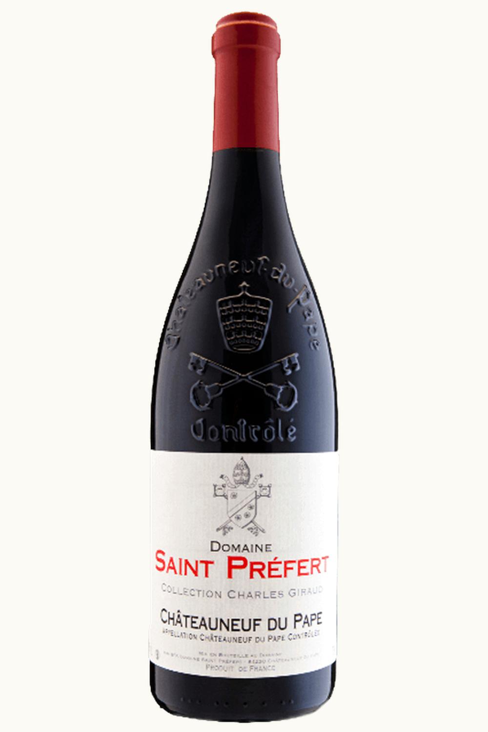 Domaine Saint Préfert Collection Charles Guiraud Chateauneuf du Pape Rhone France, 2015