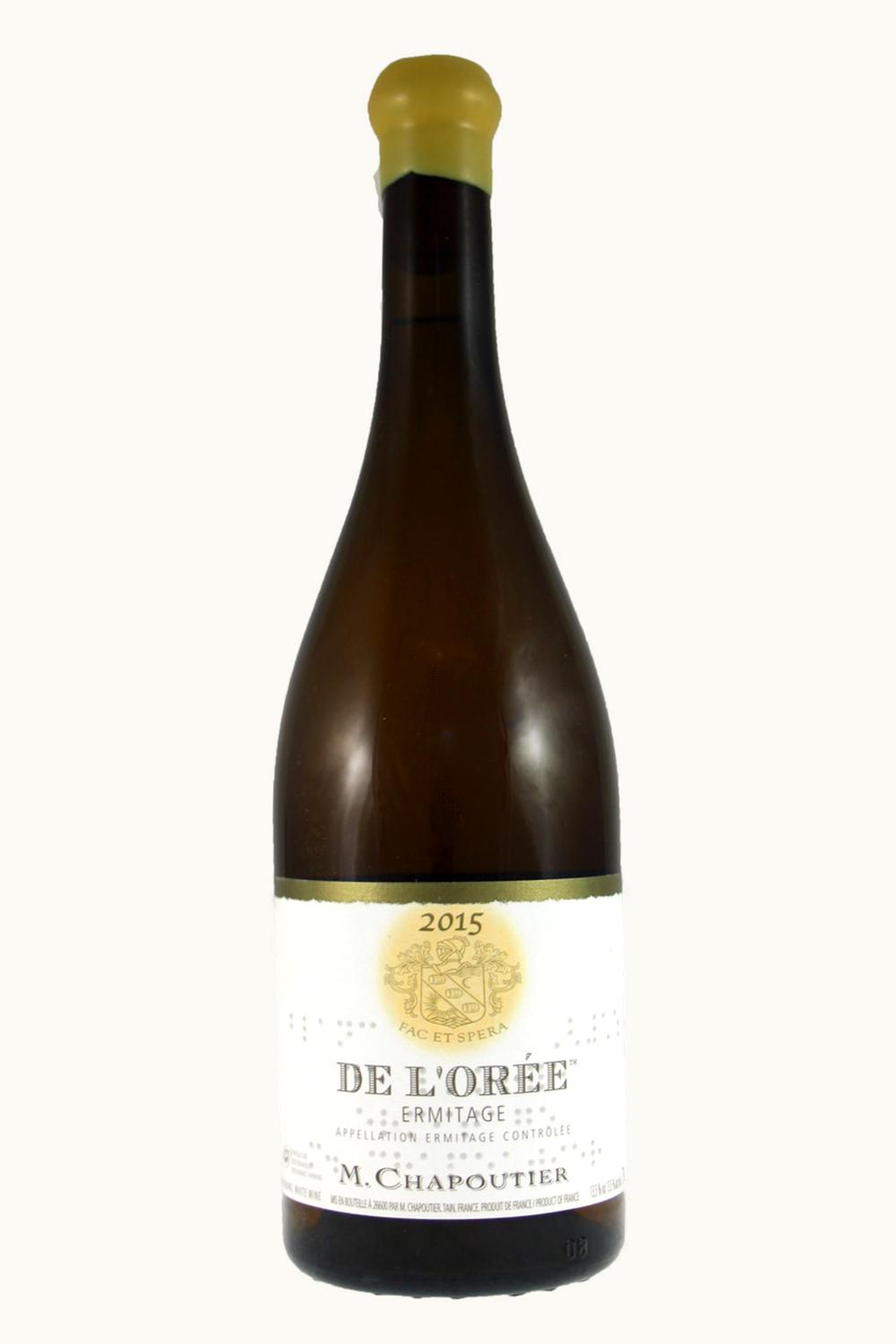 M. Chapoutier Ermitage de l'Oree Blanc Hermitage Rhone France, 2015
