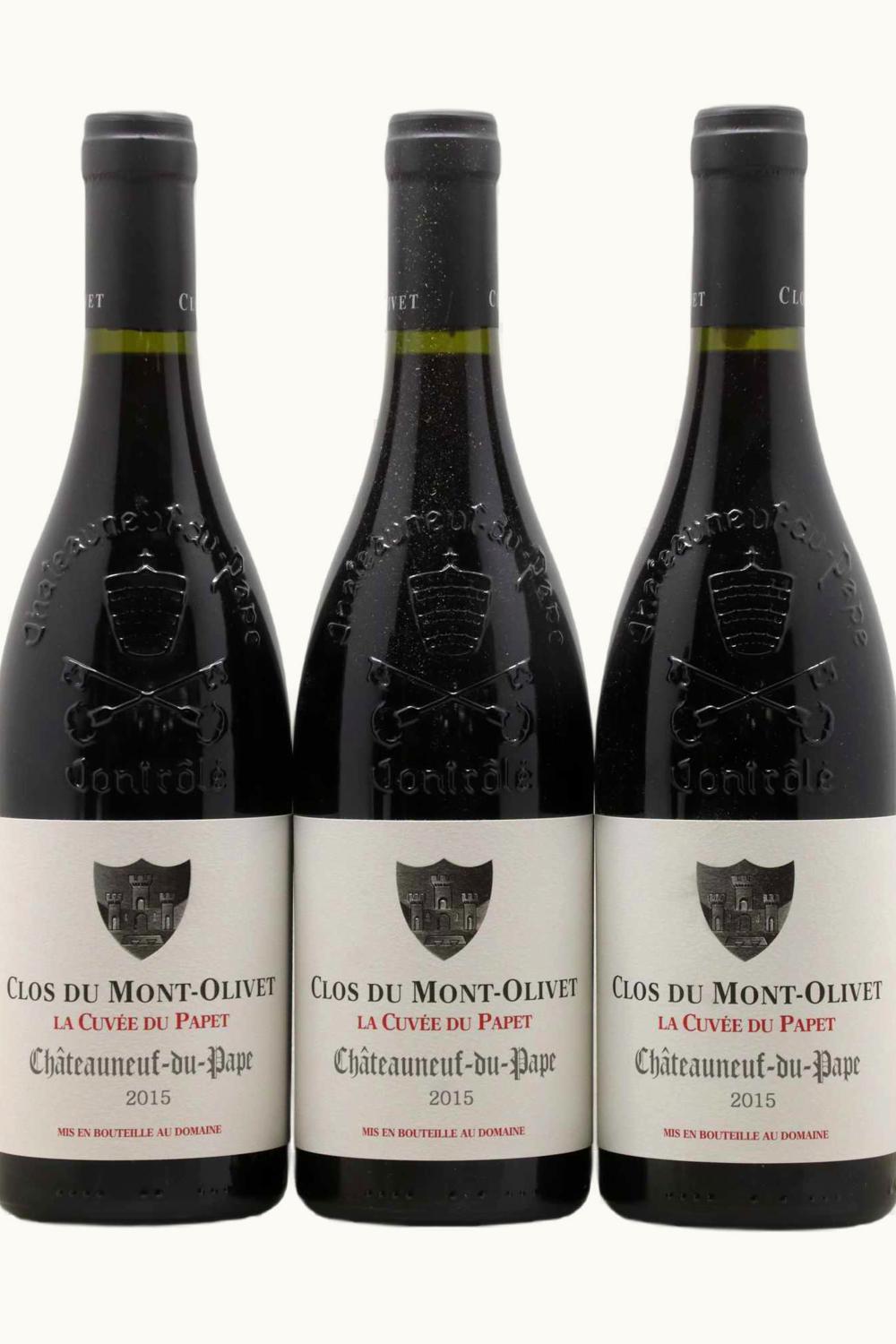 Clos du Mont Olivet Chateauneuf Pape La Cuvee Papet Rhone France, 2015