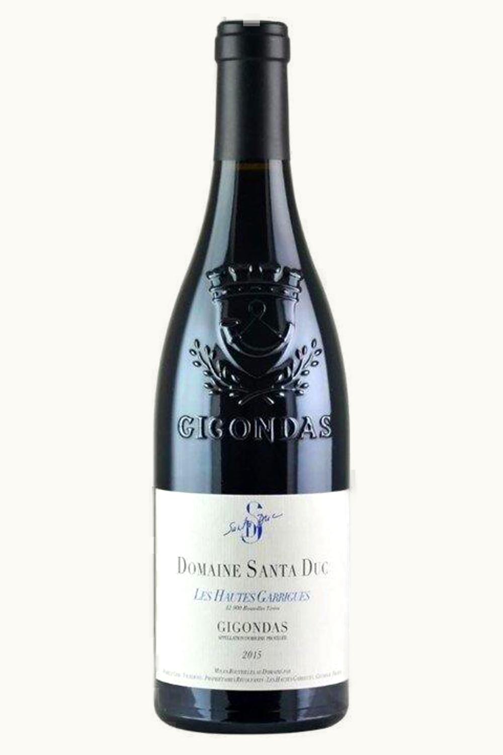 Domaine Santa Duc Les Hauts Garrigues Gigondas Rhone France, 2015