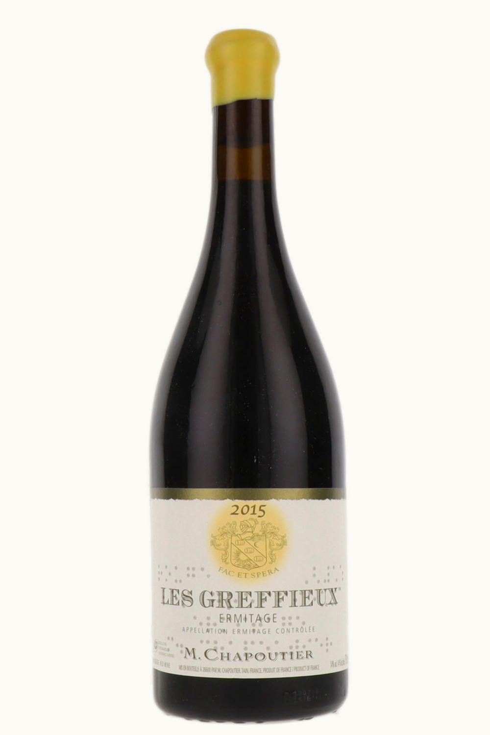 M. Chapoutier Ermitage Les Greffieux Rouge Hermitage Rhone France, 2015