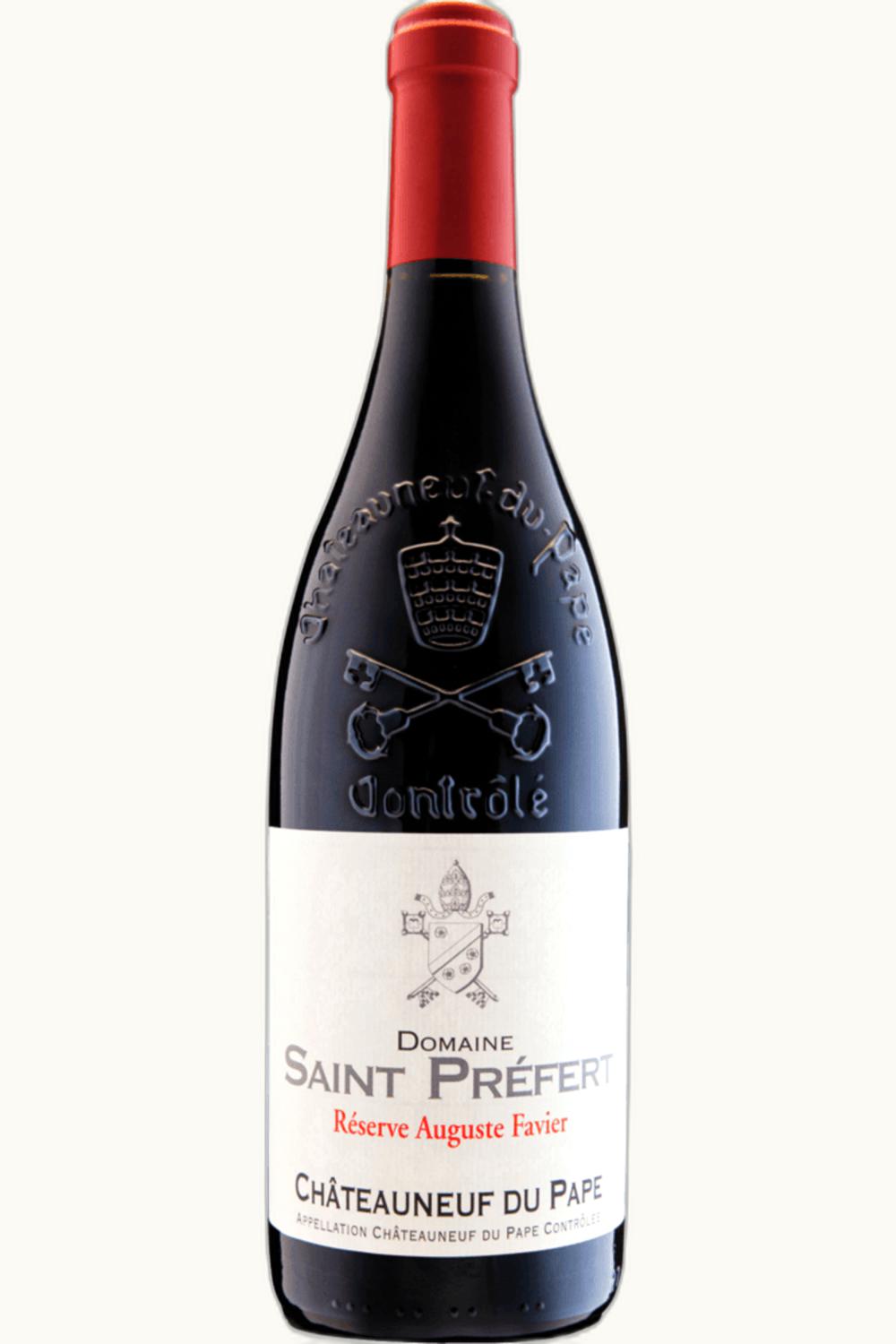 Domaine Saint Préfert Reserve Auguste Favier Chateauneuf du Pape Rhone France, 2015