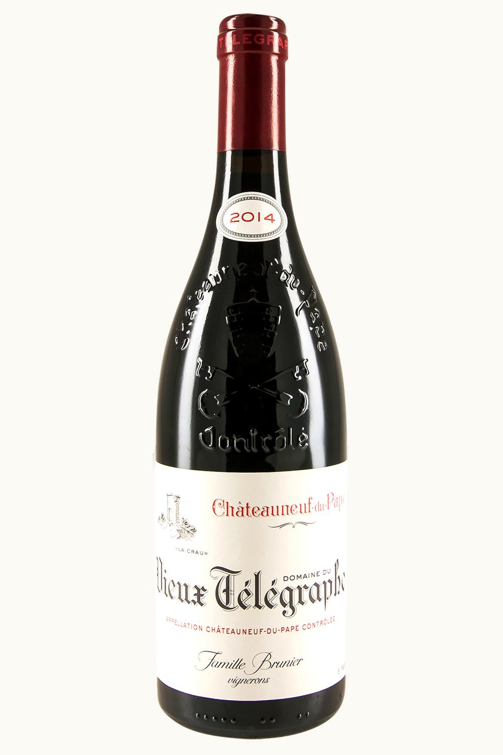 Domaine du Vieux Télégraphe Domaine du Vieux Télégraphe Chateauneuf Pape La Crau Rhone France, 2014