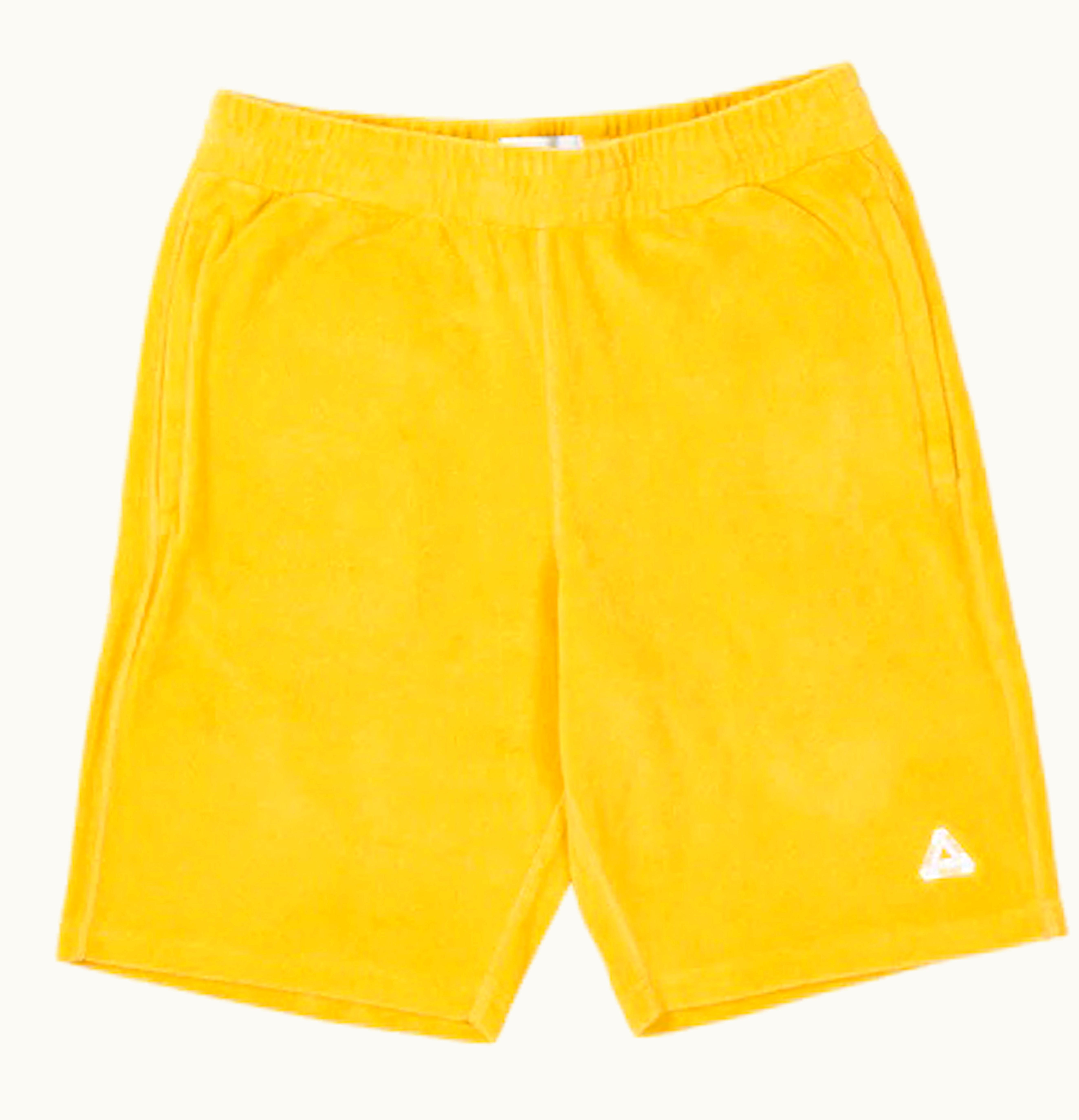 Palace Palace Towelling Shorts Yellow