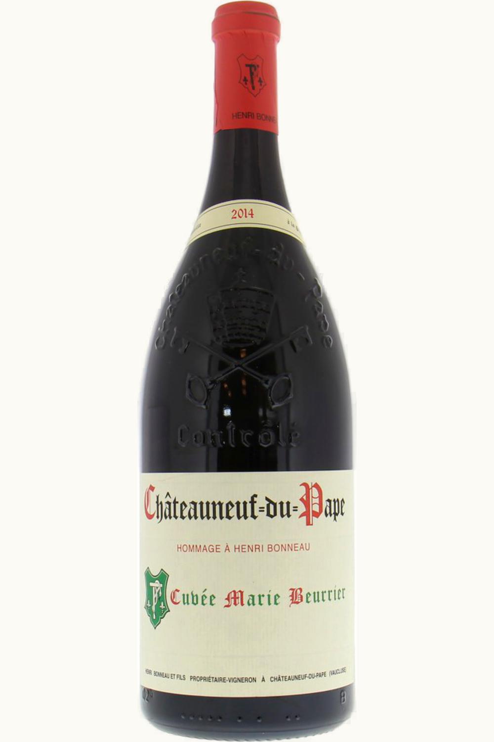 Henri Bonneau Henri Bonneau Cuvee Marie Beurier Chateauneuf du Pape Rhone France, 2014