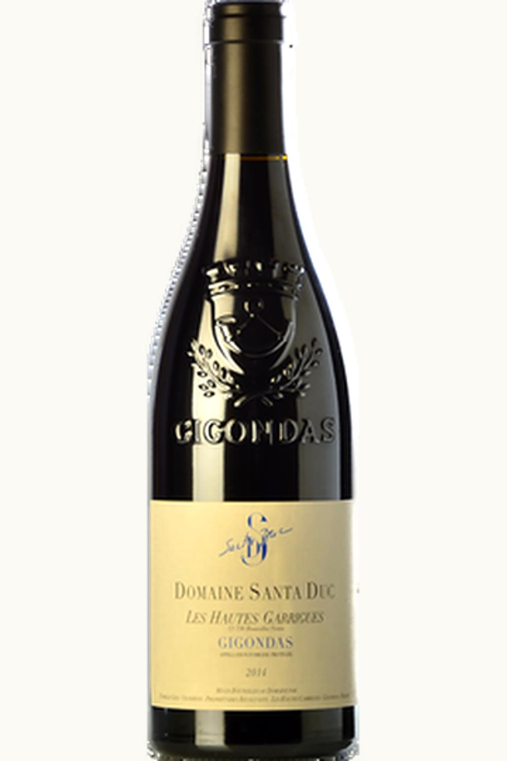 Domaine Santa Duc Domaine Santa Duc Les Haut Garrigues Gigondas Rhone France, 2014