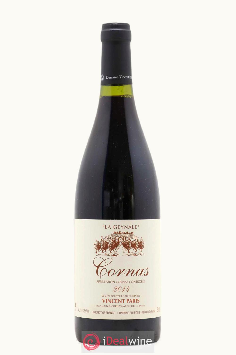 Domaine Vincent Paris Domaine VIncent Paris La Geynale Cornas Rhone France, 2014