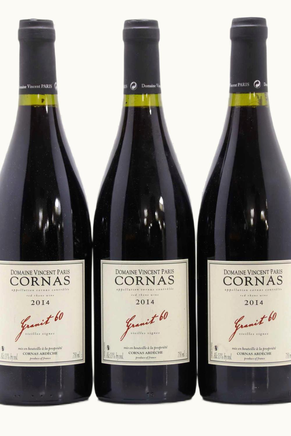 Domaine Vincent Paris Domaine VIncent Paris Granit 60 Cornas Rhone France, 2014