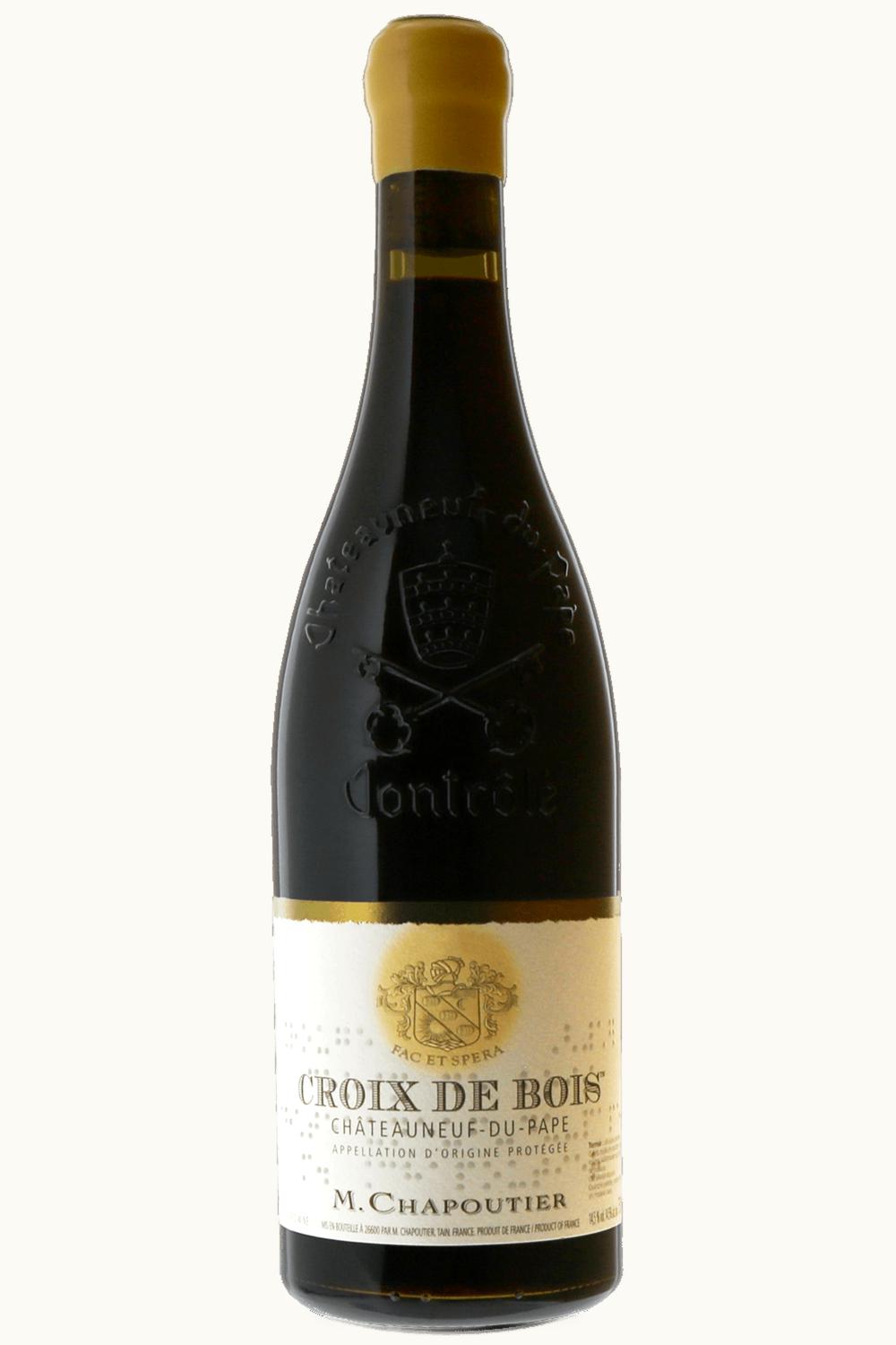 M. Chapoutier M. Chapoutier Croix de Bois Rouge Chateauneuf du Pape Rhone France, 2014