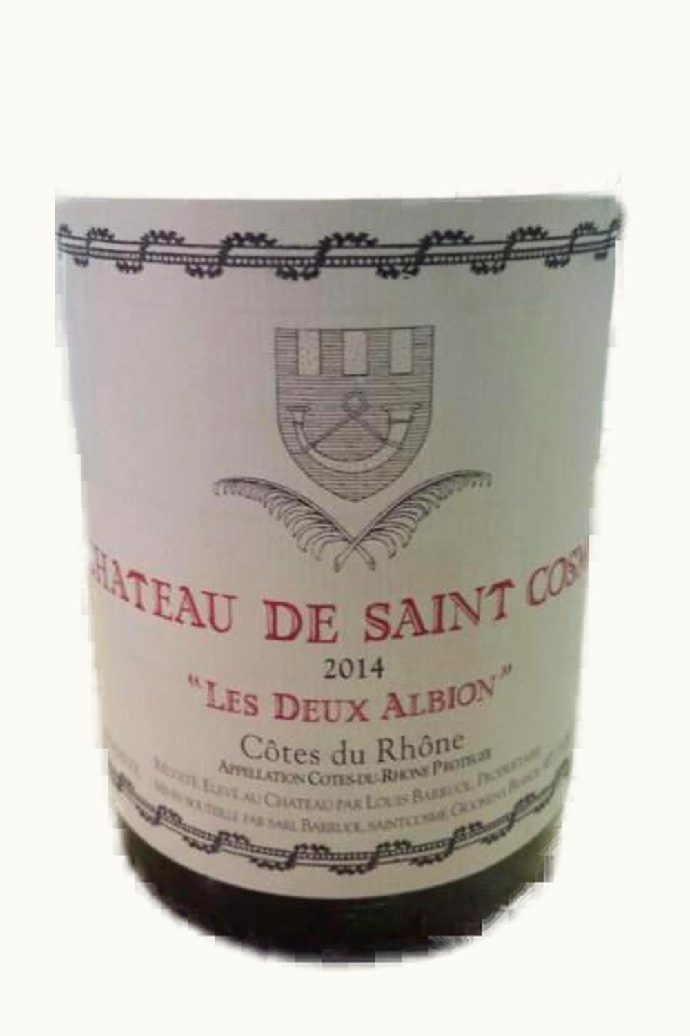 De St. Cosme De St. Cosme Les Deux Albion Cote du Rhone France, 2014