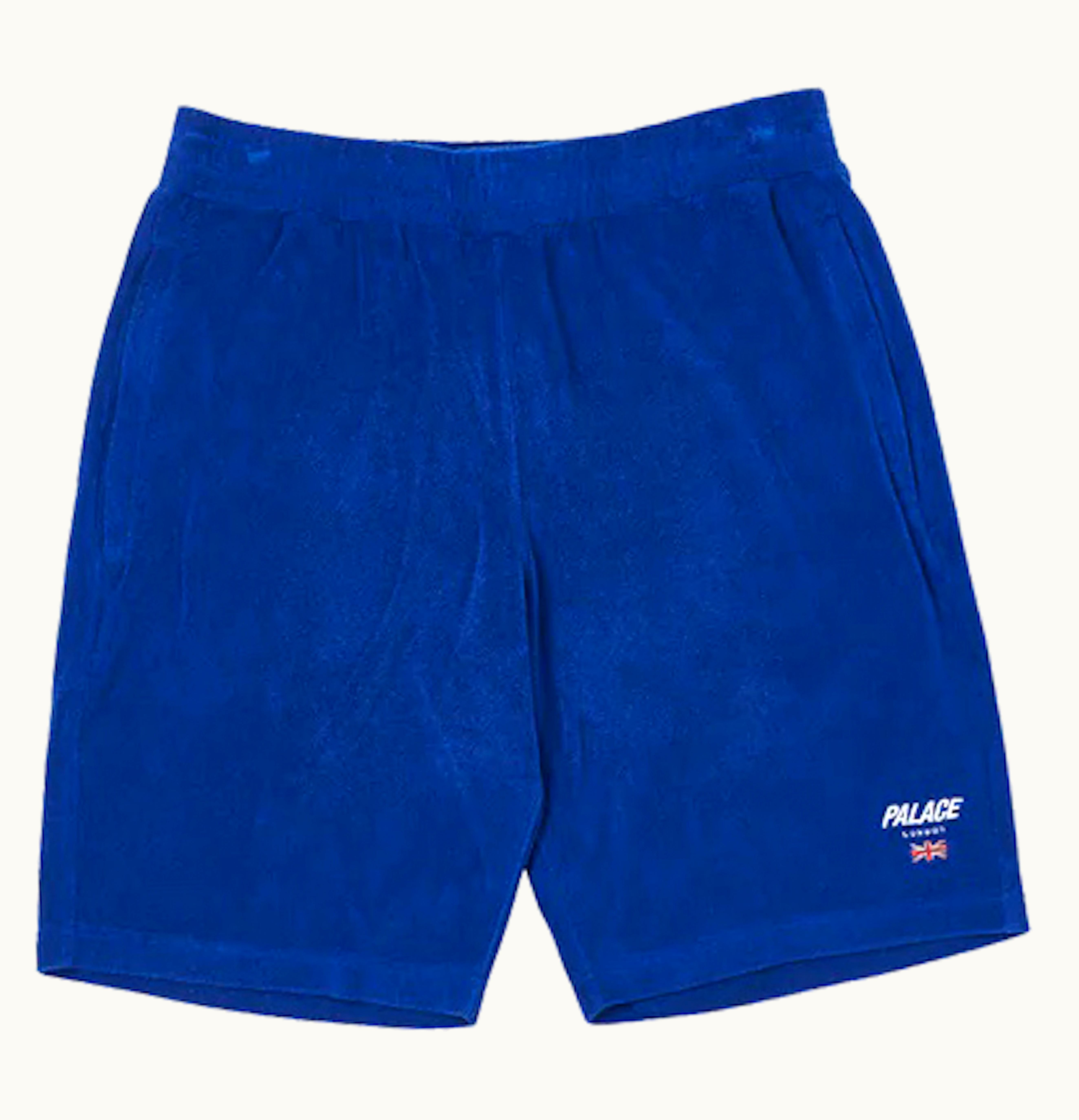 Palace Palace Towelling Shorts Blue