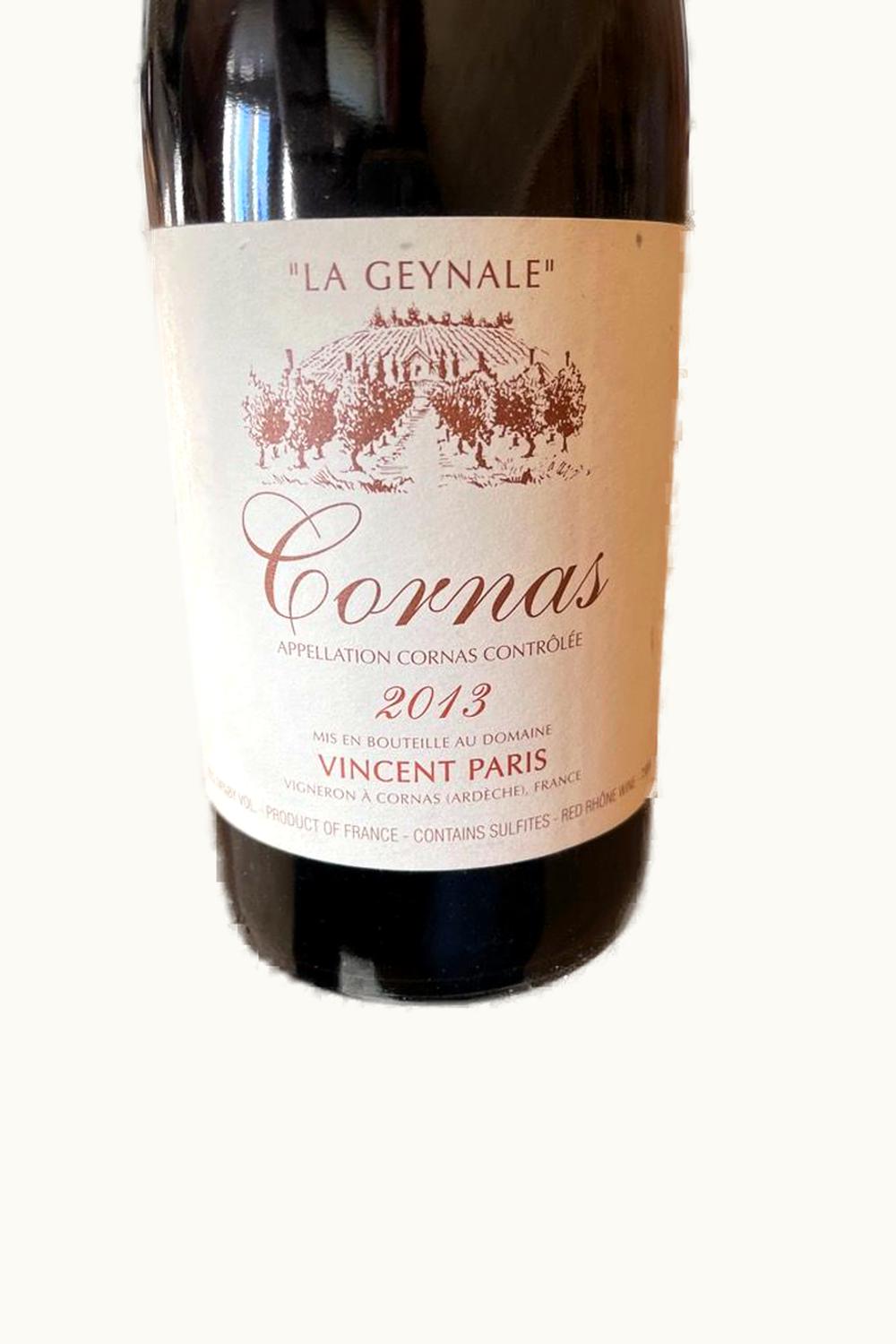 Domaine Vincent Paris Domaine VIncent Paris La Geynale Cornas Rhone France, 2013