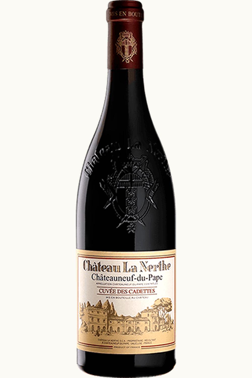 Château La Nerthe La Nerthe Cuvee des Cadettes Chateauneuf du Pape Rhone France, 2013