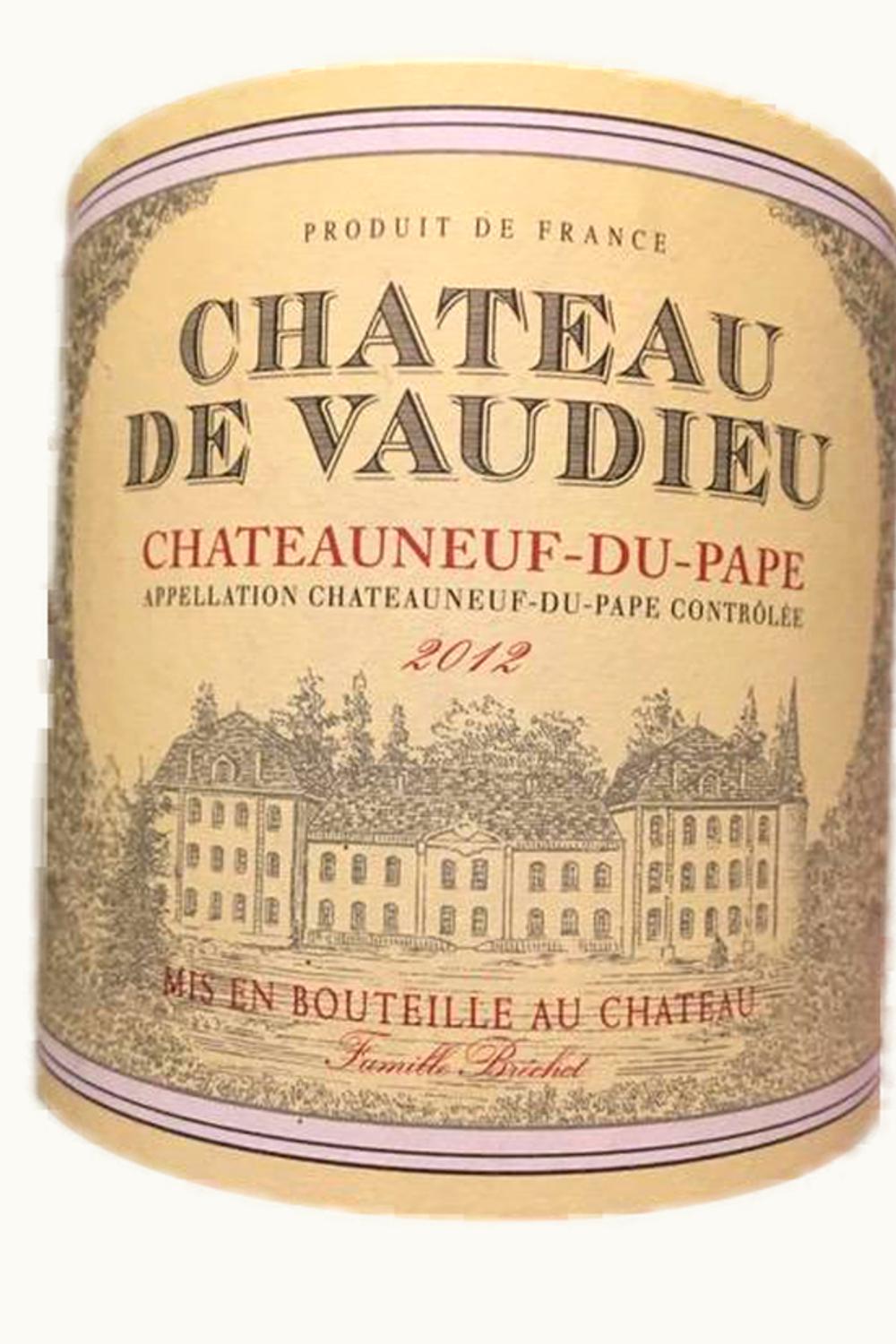 Famille Berchet de Vaudieu Domaine de Vaudieu Chateauneuf du Pape Rhone France, 2013