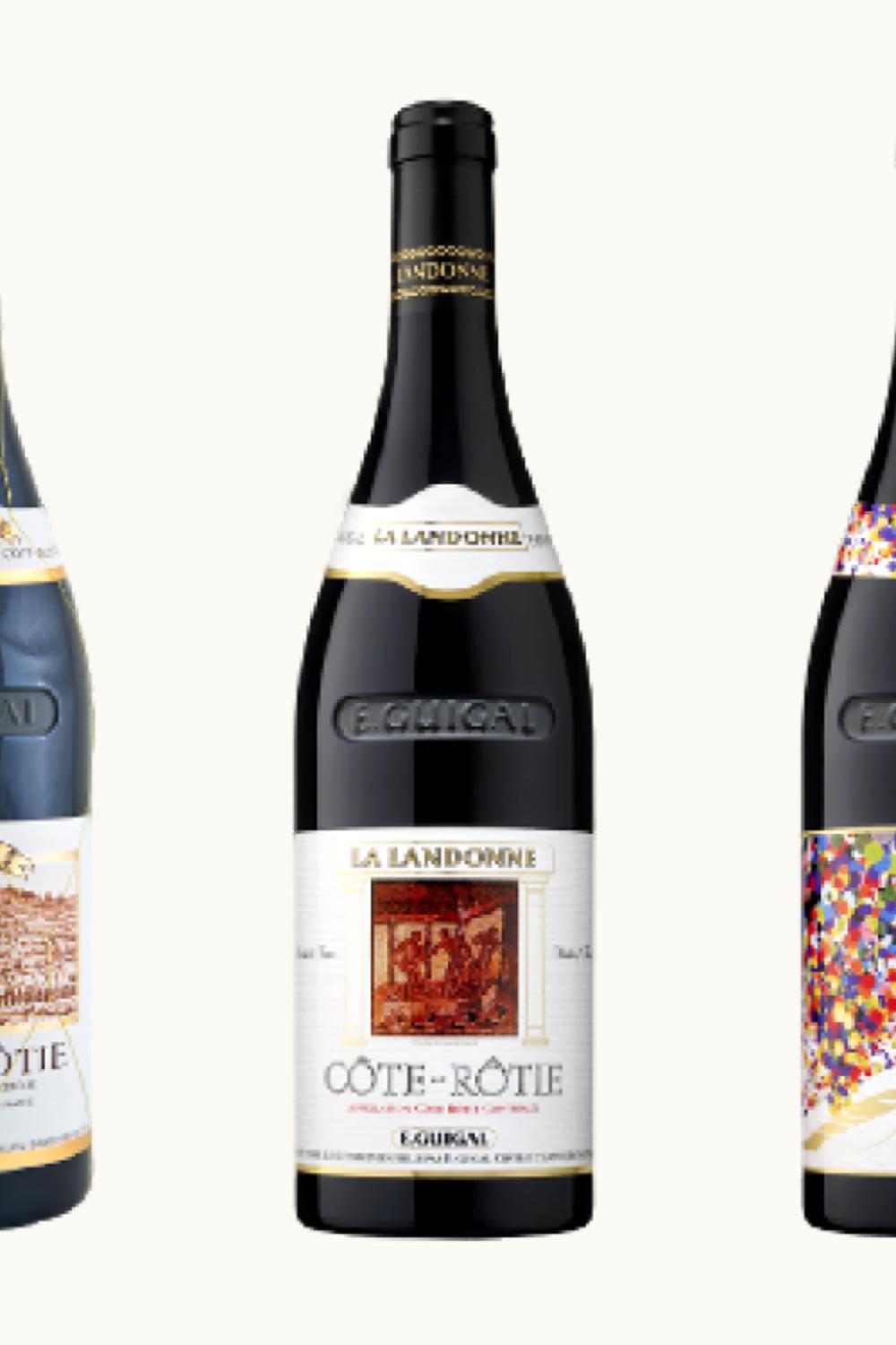 E. Guigal E. Guigal La Landonne, La Turque, La Mouline Assortment Cote Rotie Rhone France, 2013