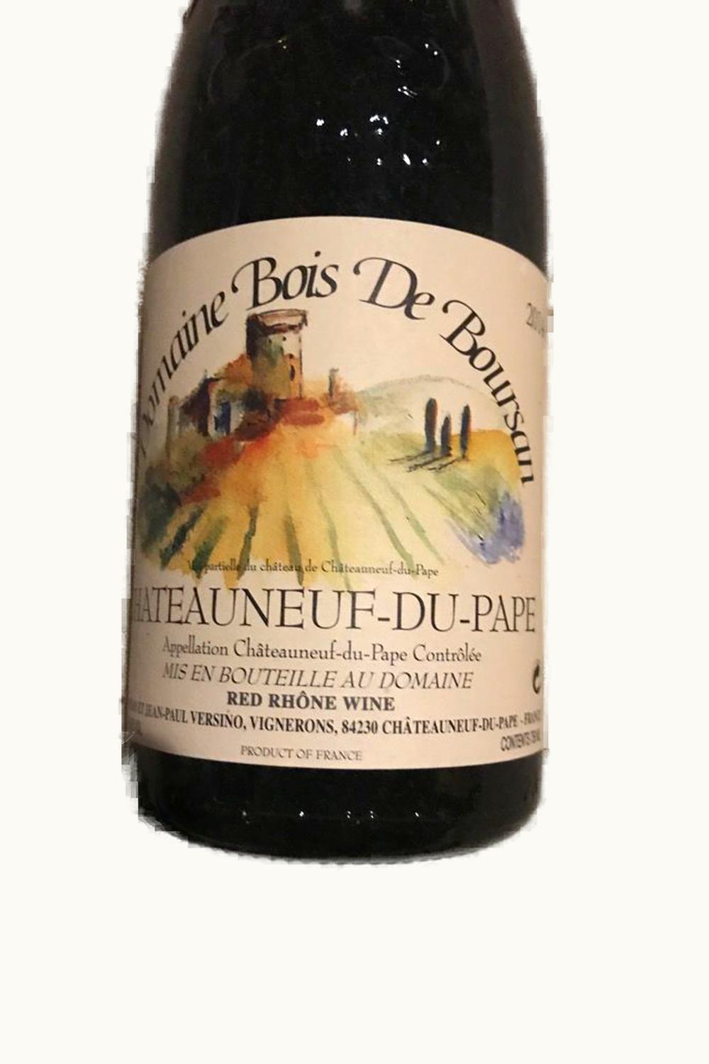 Domaine Bois de Boursan Domaine Bois de Boursan Chateauneuf du Pape Rhone France, 2013