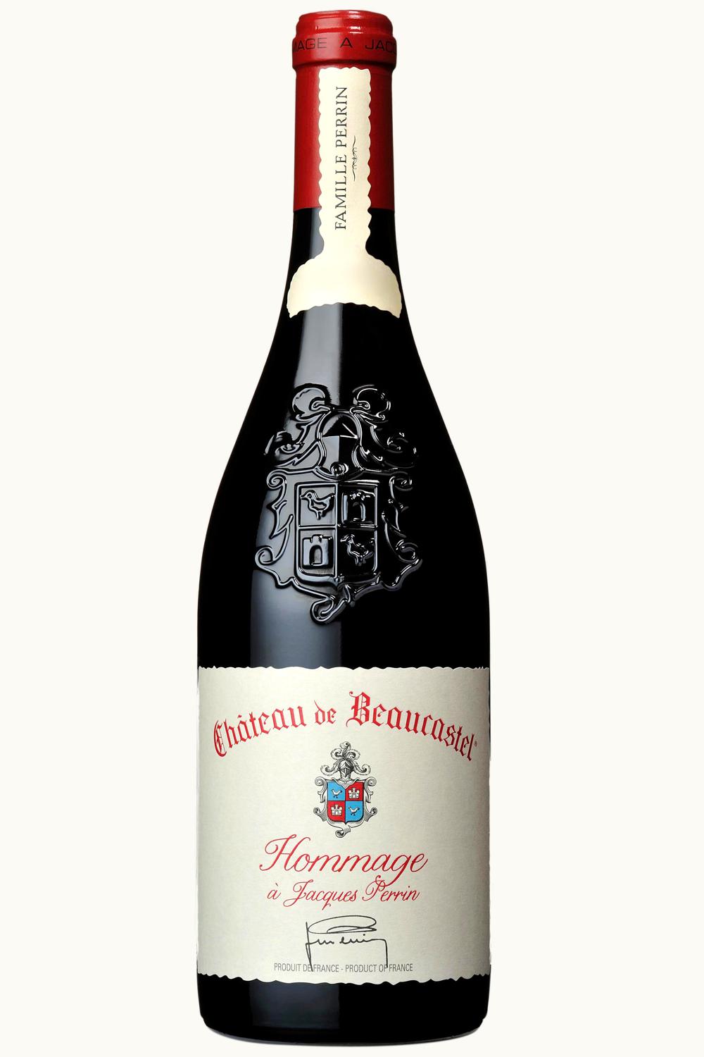 Château de Beaucastel Château de Beaucastel Grand Cuvee Hommage a Jacques Perrin Chateauneuf du Pape Rhone France, 2012