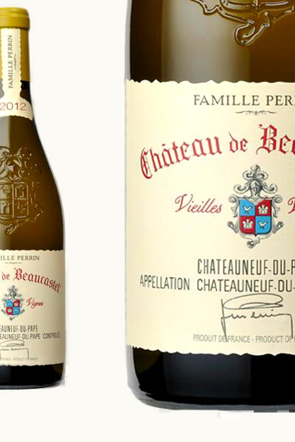 Château de Beaucastel Château de Beaucastel Blanc Roussanne Vieilles Vignes Chateauneuf du Pape Rhone France, 2012