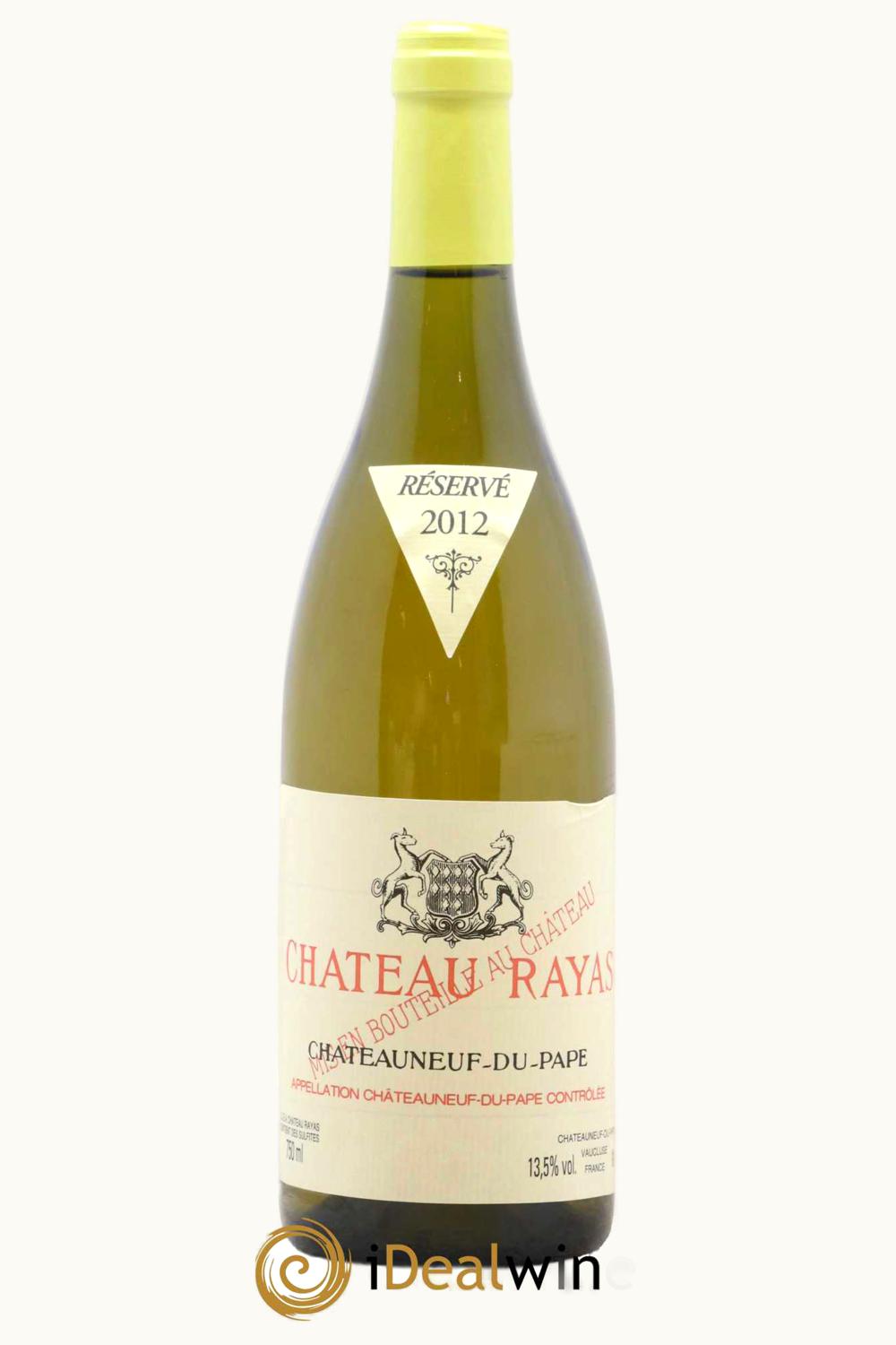 Rayas Rayas Reserve Blanc Chateauneuf du Pape Rhone France, 2012