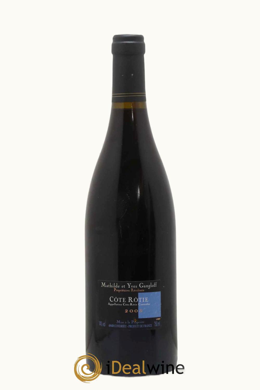 Domaine Yves Mathilde Gangloff Domaine Yves Mathilde Gangloff La Barbarine Cote Rotie Rhone France, 2012